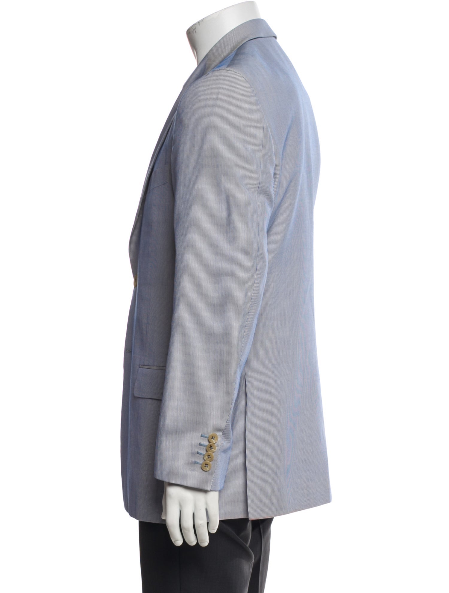 Ermenegildo Zegna Silk Striped Sport Coat