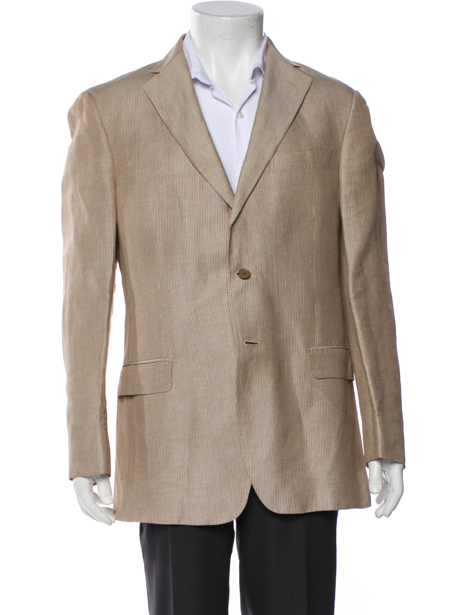 Ermenegildo Zegna Silk Striped Blazer