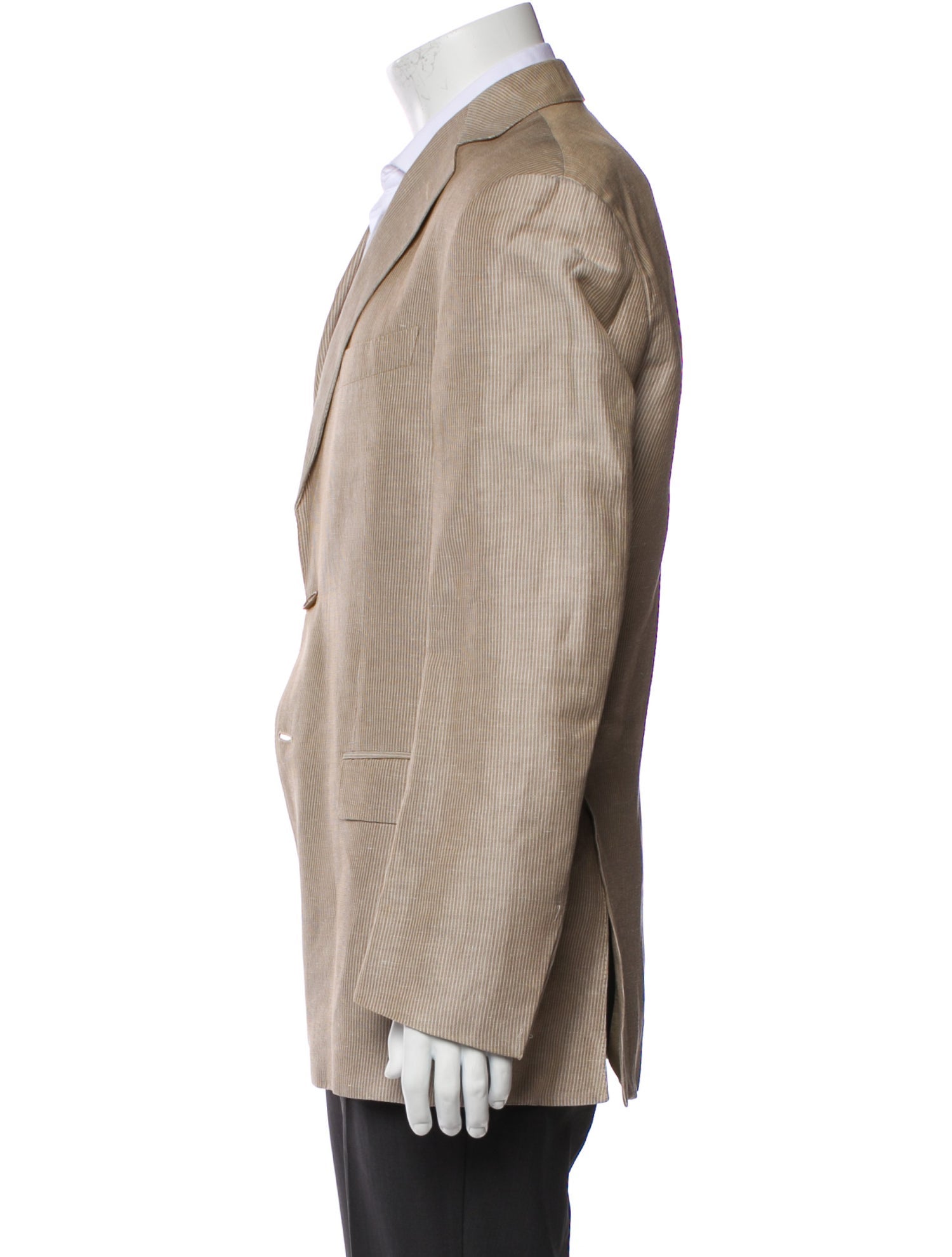 Ermenegildo Zegna Silk Striped Blazer