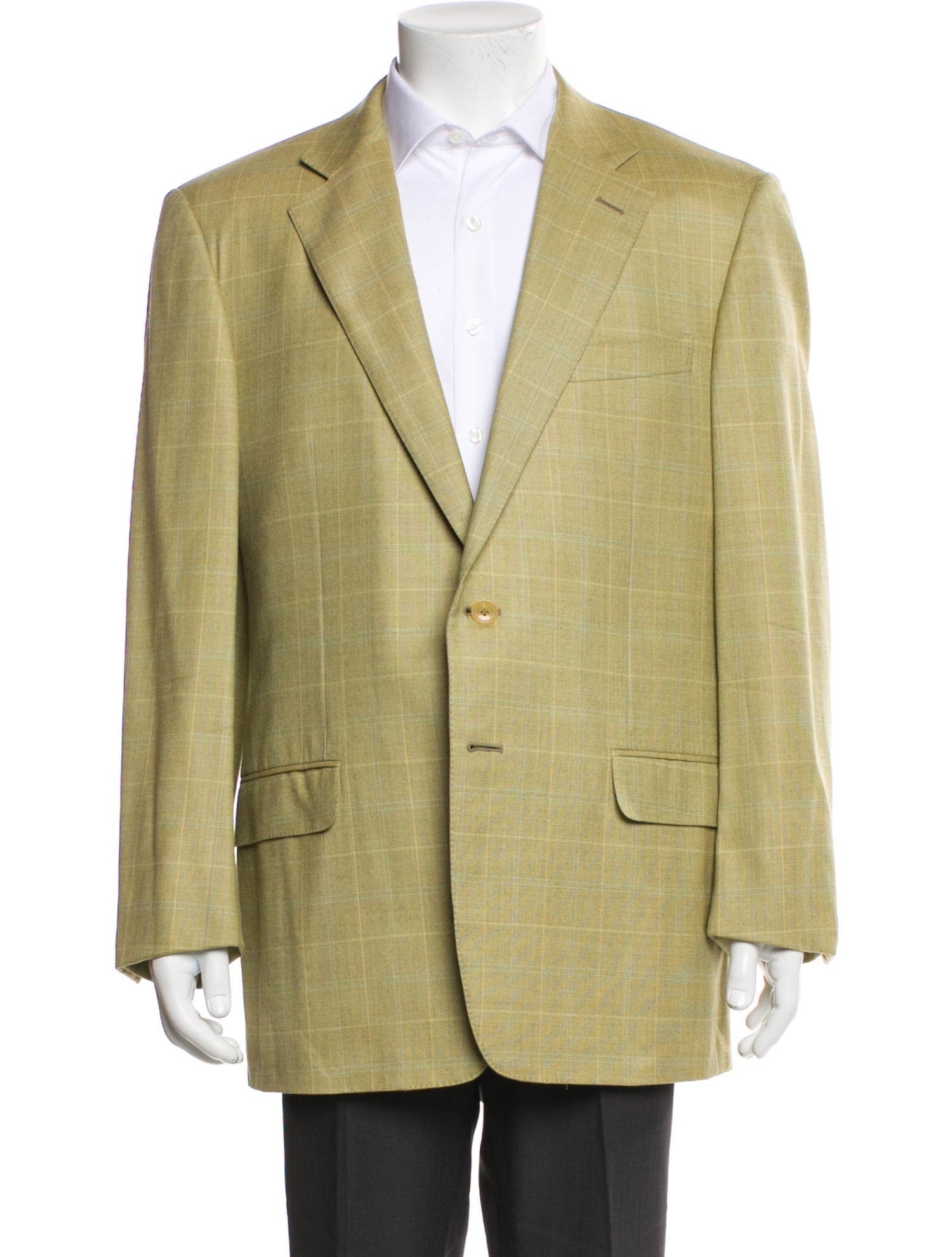 Ermenegildo Zegna Plaid Print Blazer