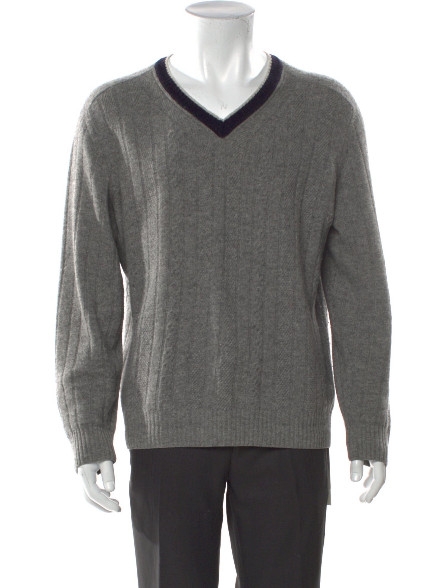 Ermenegildo Zegna Cashmere V-Neck Pullover