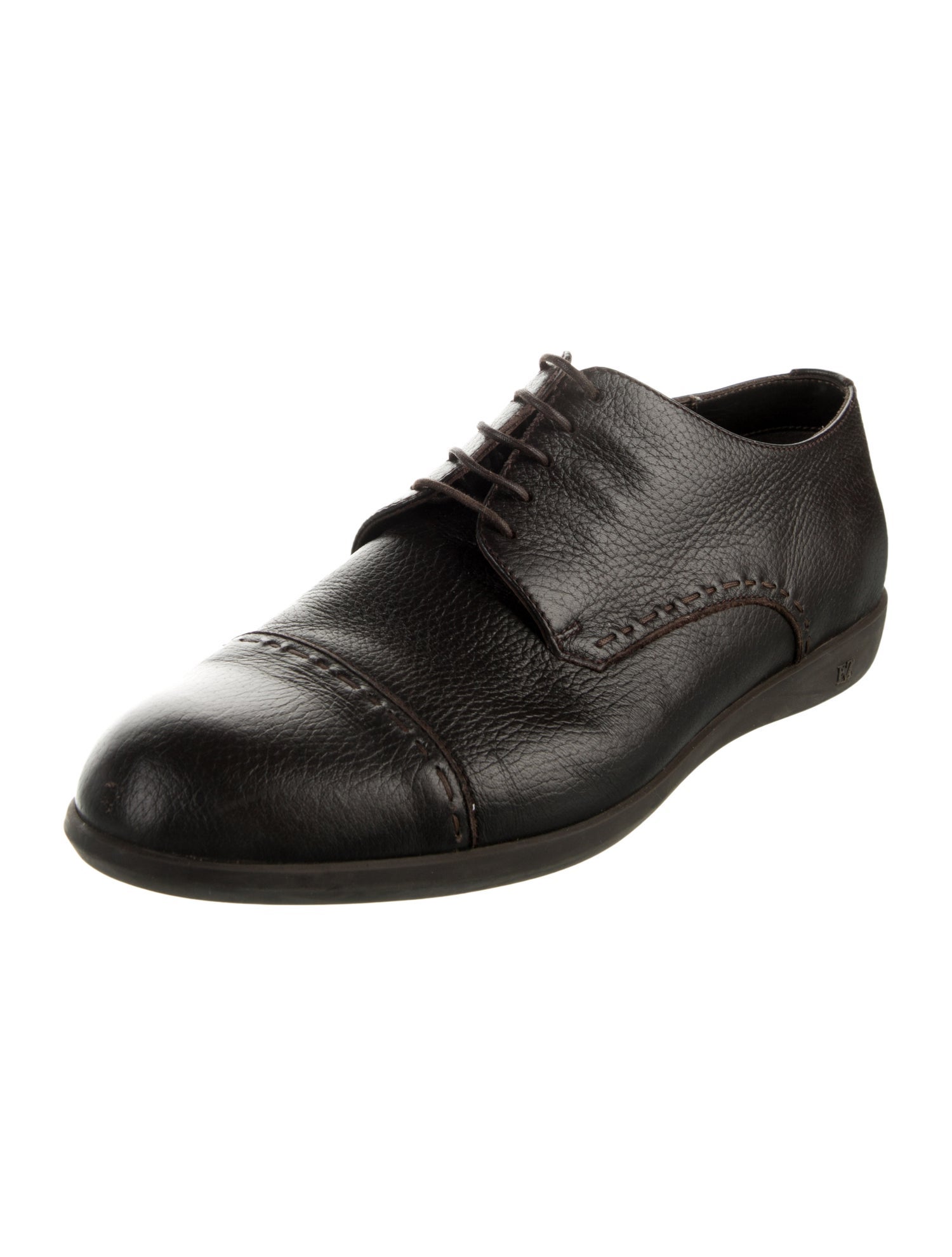 Ermenegildo Zegna Leather Derby Shoes