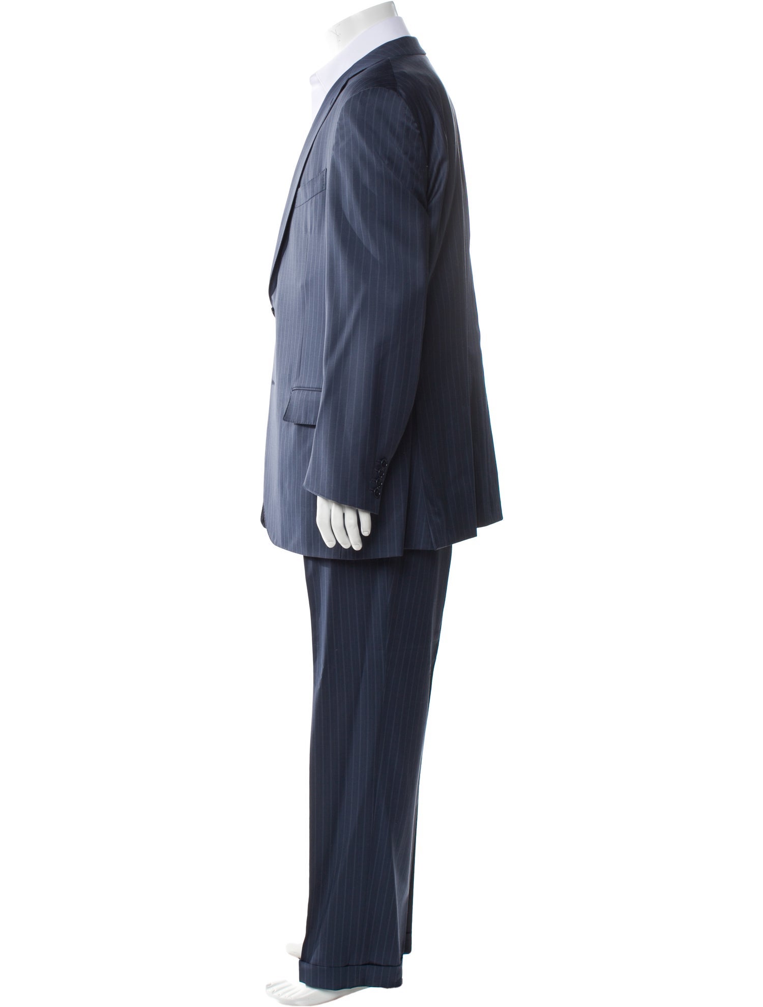 Ermenegildo Zegna Wool Striped Two-Piece Suit