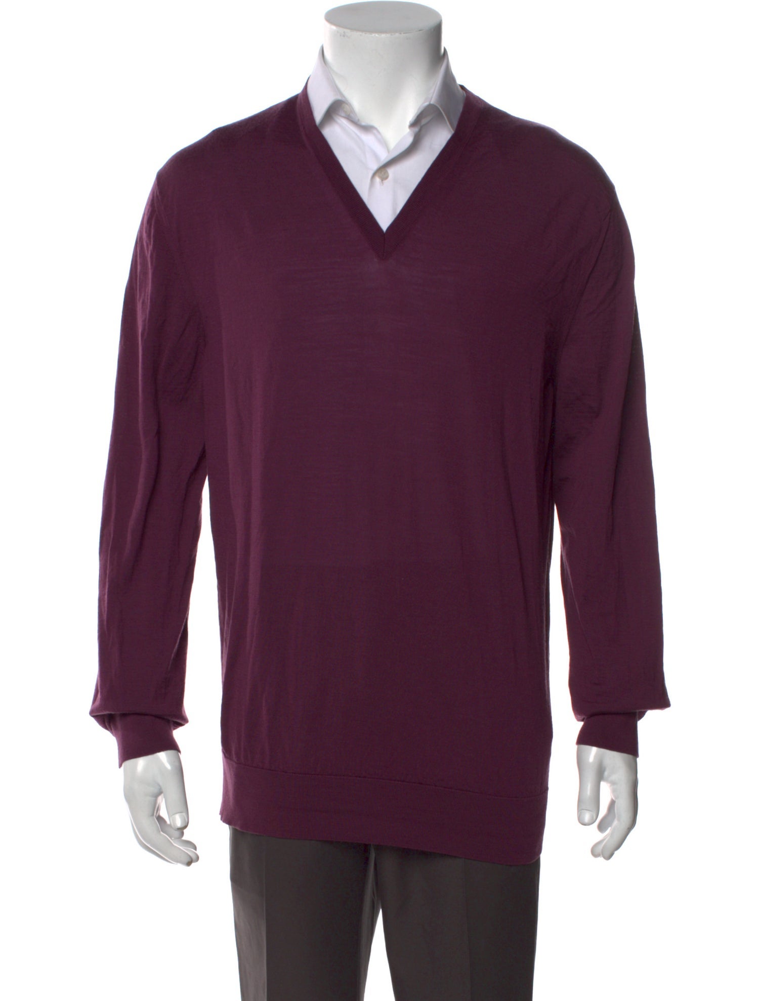 Ermenegildo Zegna Wool V-Neck Pullover