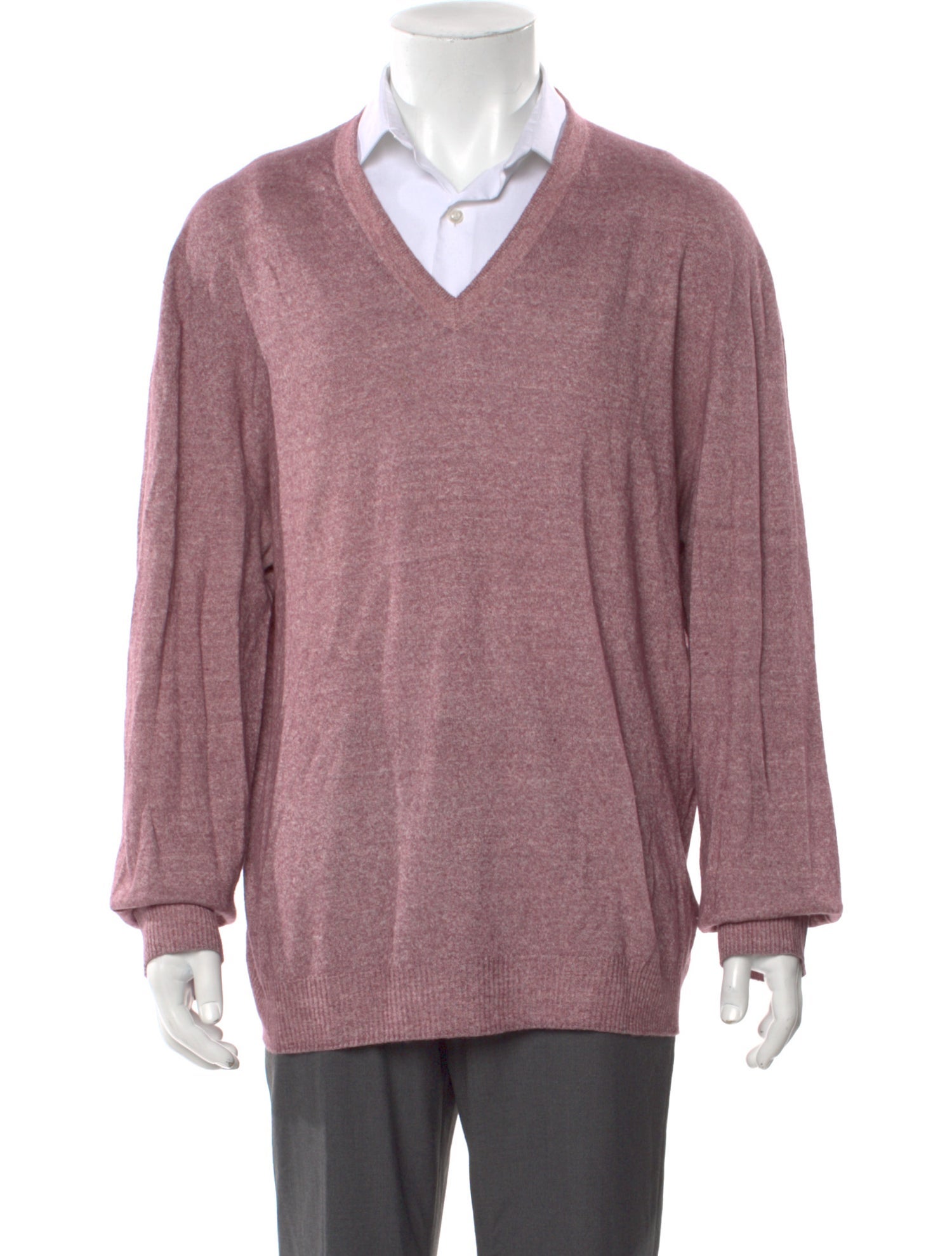 Ermenegildo Zegna Linen V-Neck Pullover