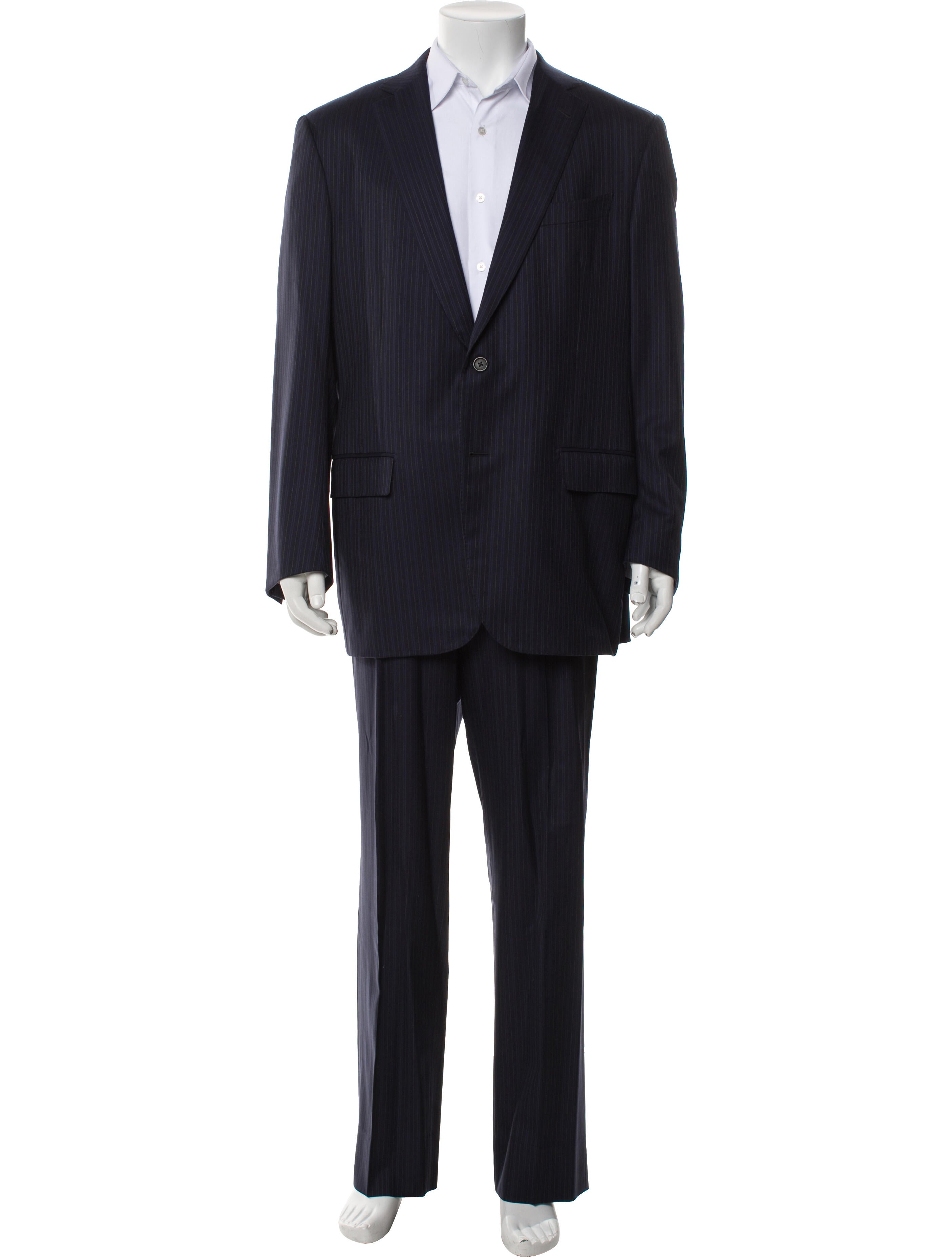 Ermenegildo Zegna Wool Striped Two-Piece Suit