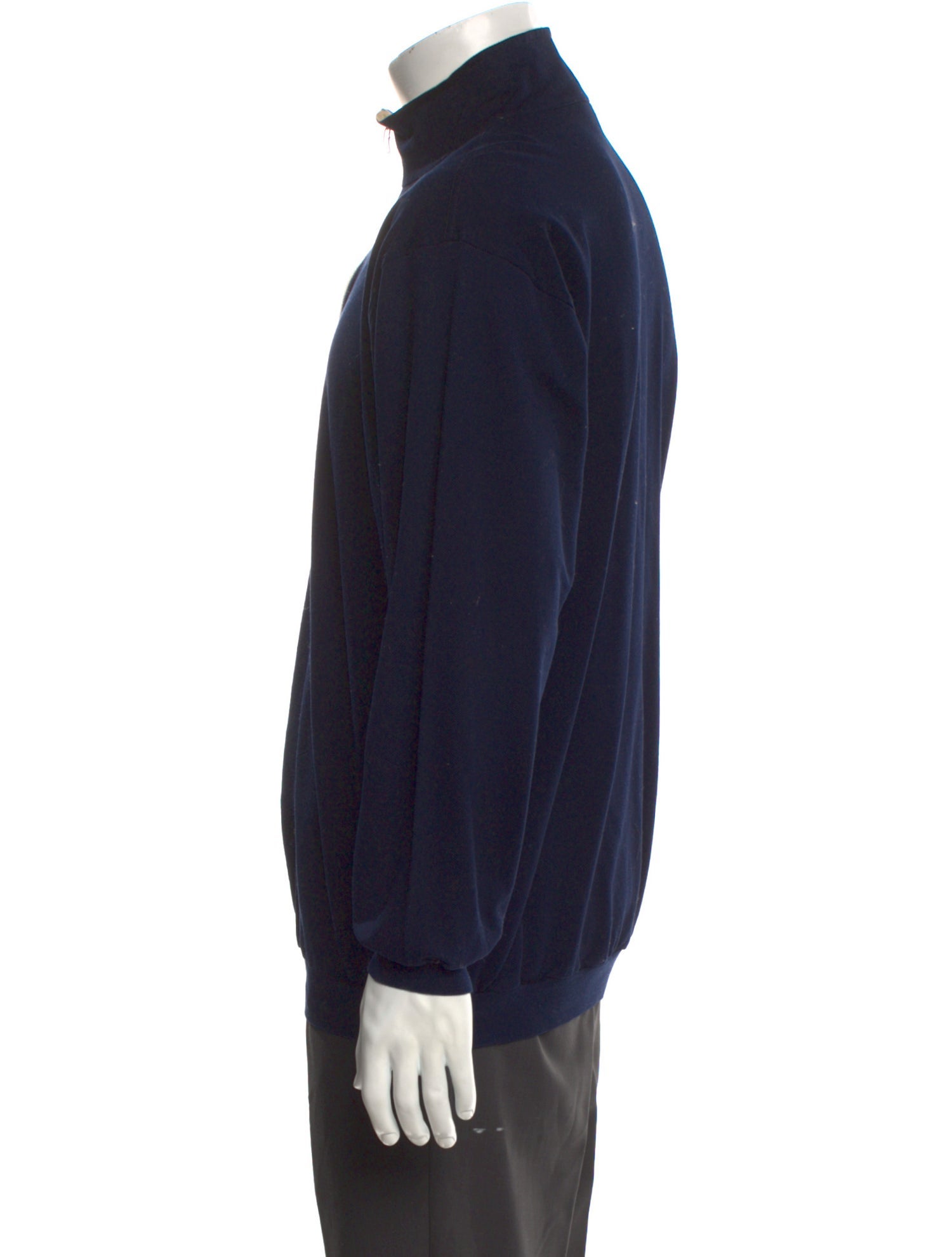 Ermenegildo Zegna Mock Neck Long Sleeve Pullover