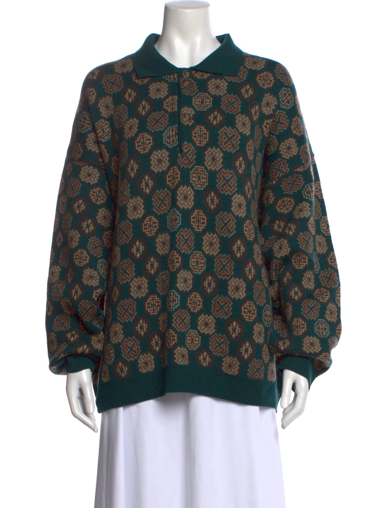 Ermenegildo Zegna Merino Wool Printed Pullover