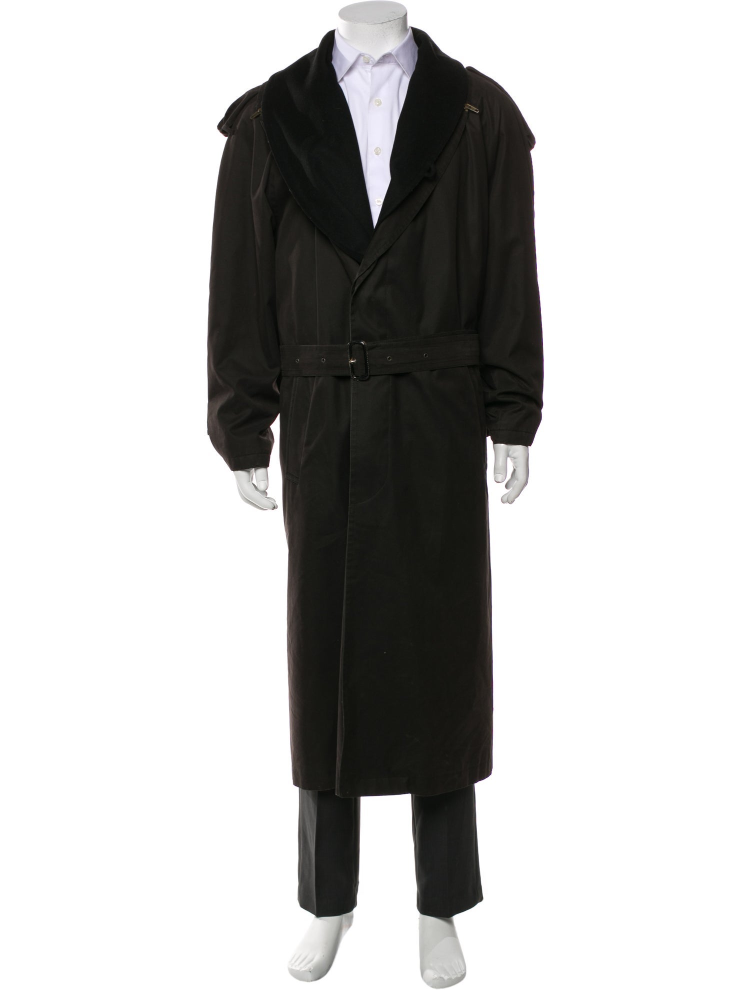 Ermenegildo Zegna Vintage Wool Trench Coat