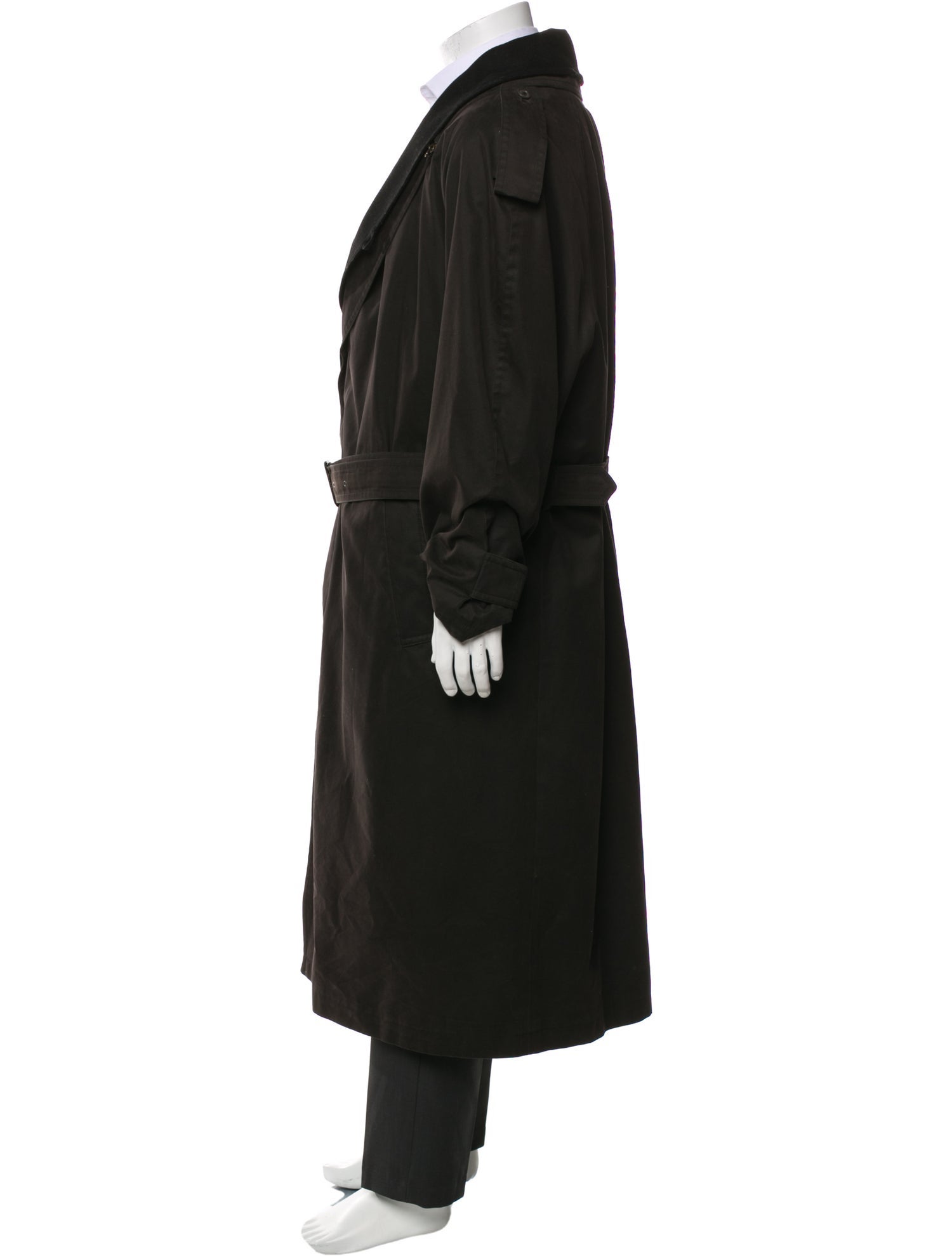 Ermenegildo Zegna Vintage Wool Trench Coat