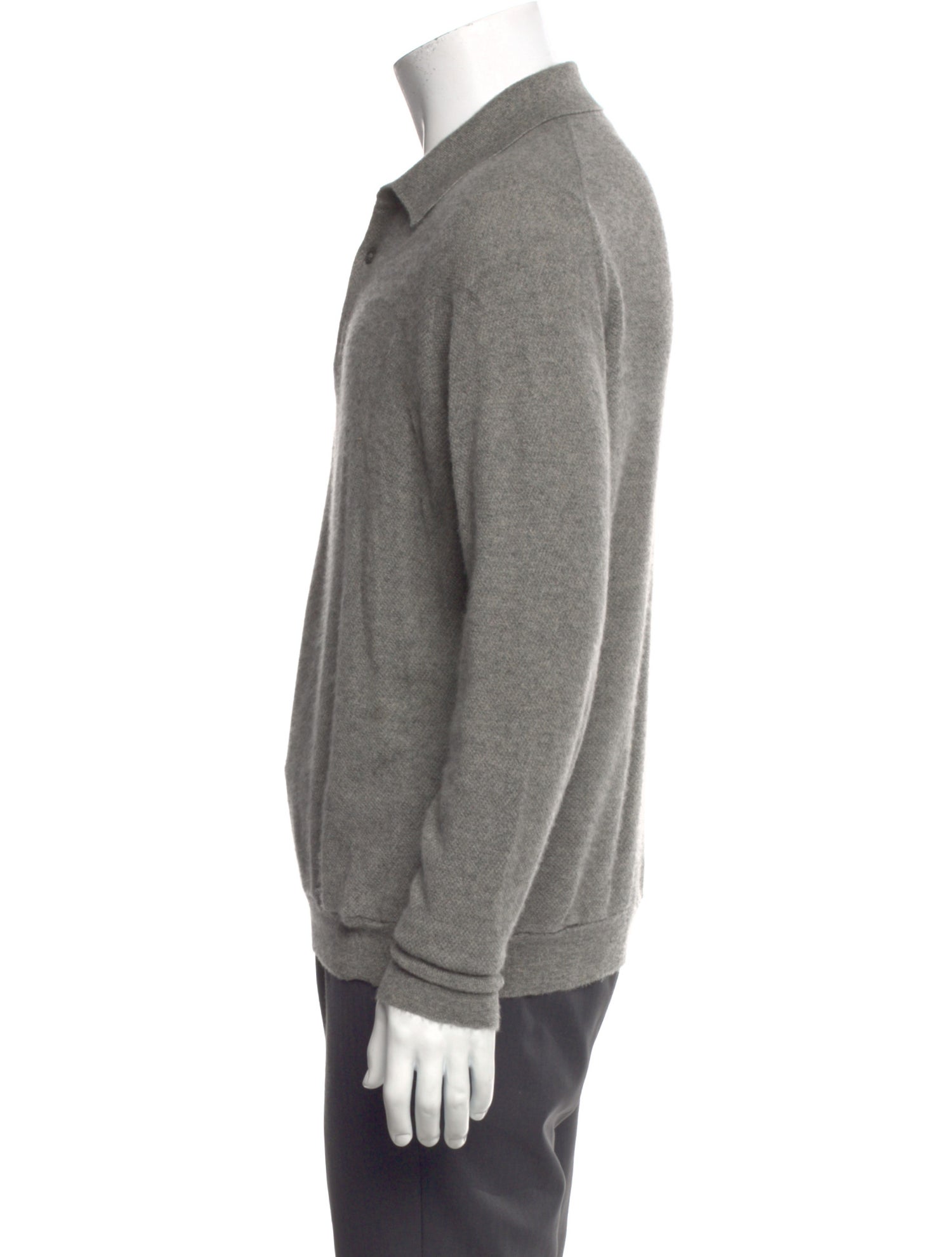 Ermenegildo Zegna Cashmere Collar Polo Sweater