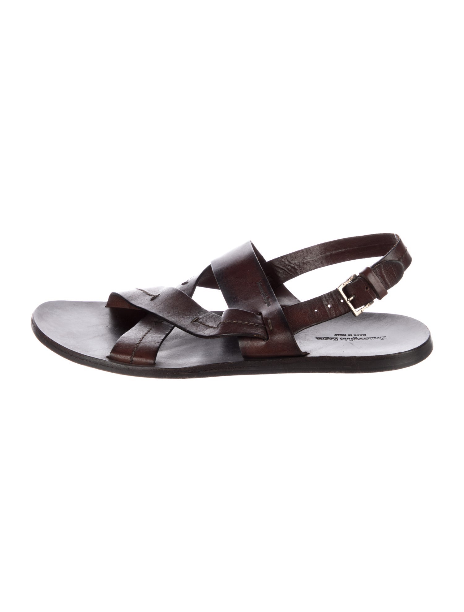 Ermenegildo Zegna Leather Sandals