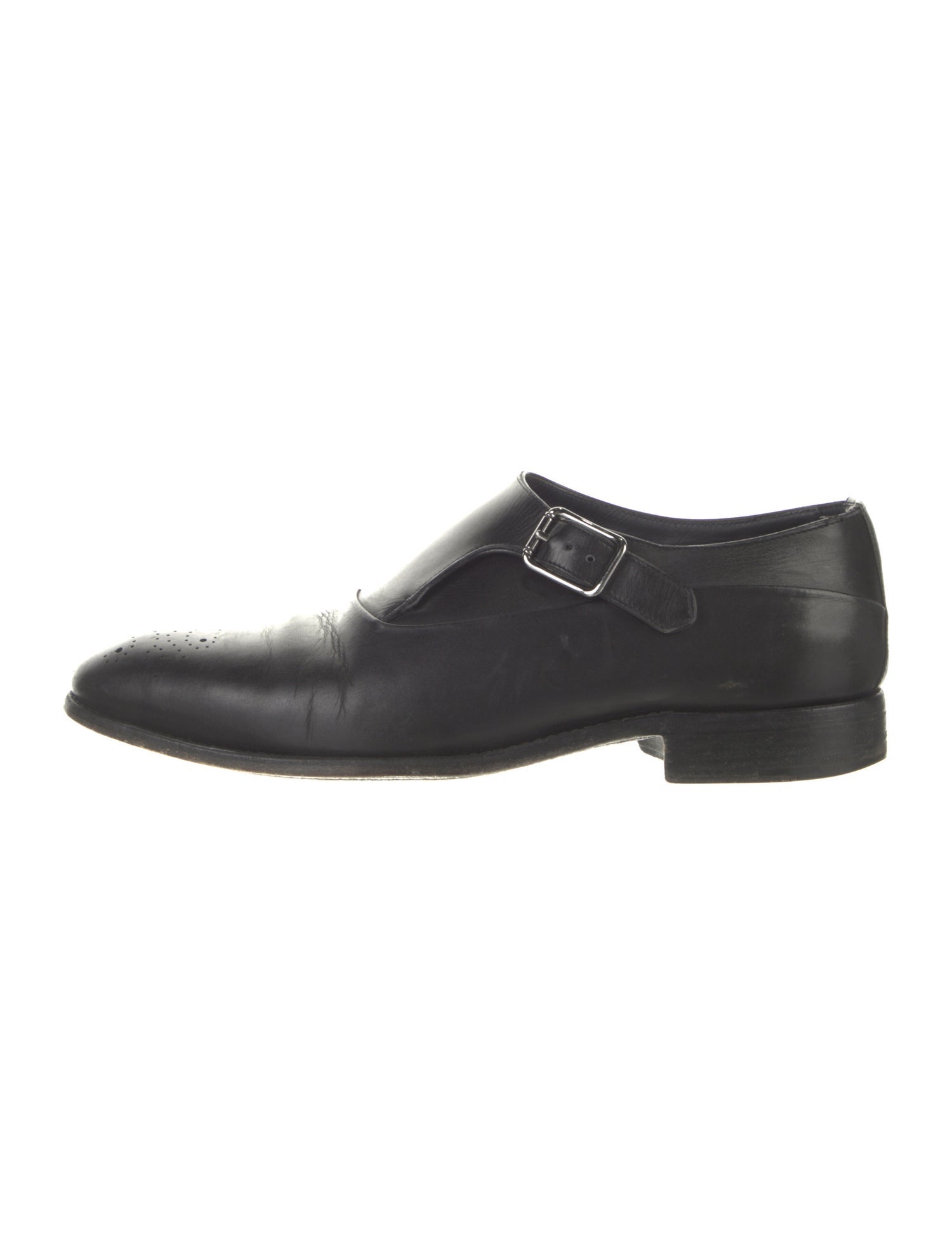 Ermenegildo Zegna Leather Monk Straps