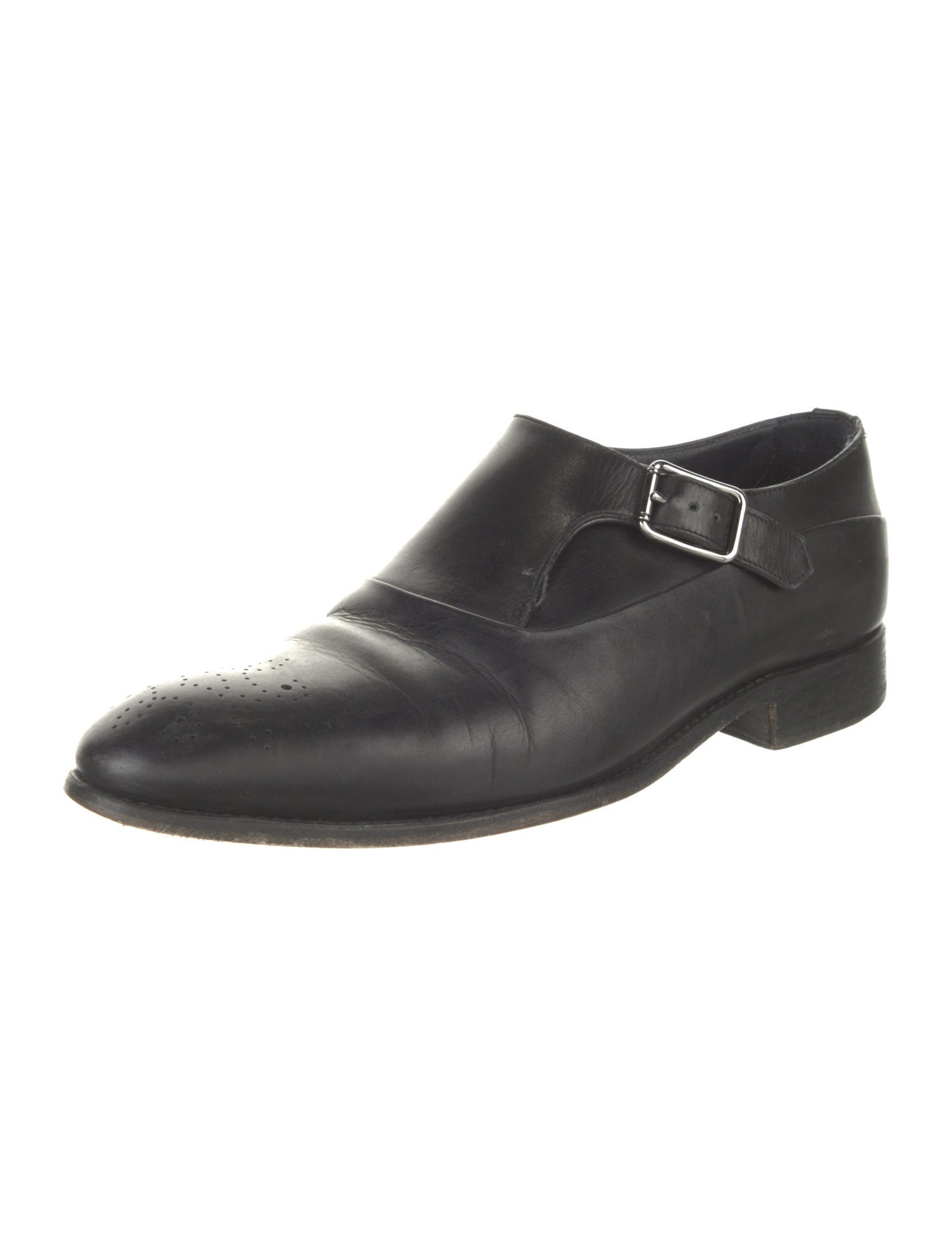 Ermenegildo Zegna Leather Monk Straps