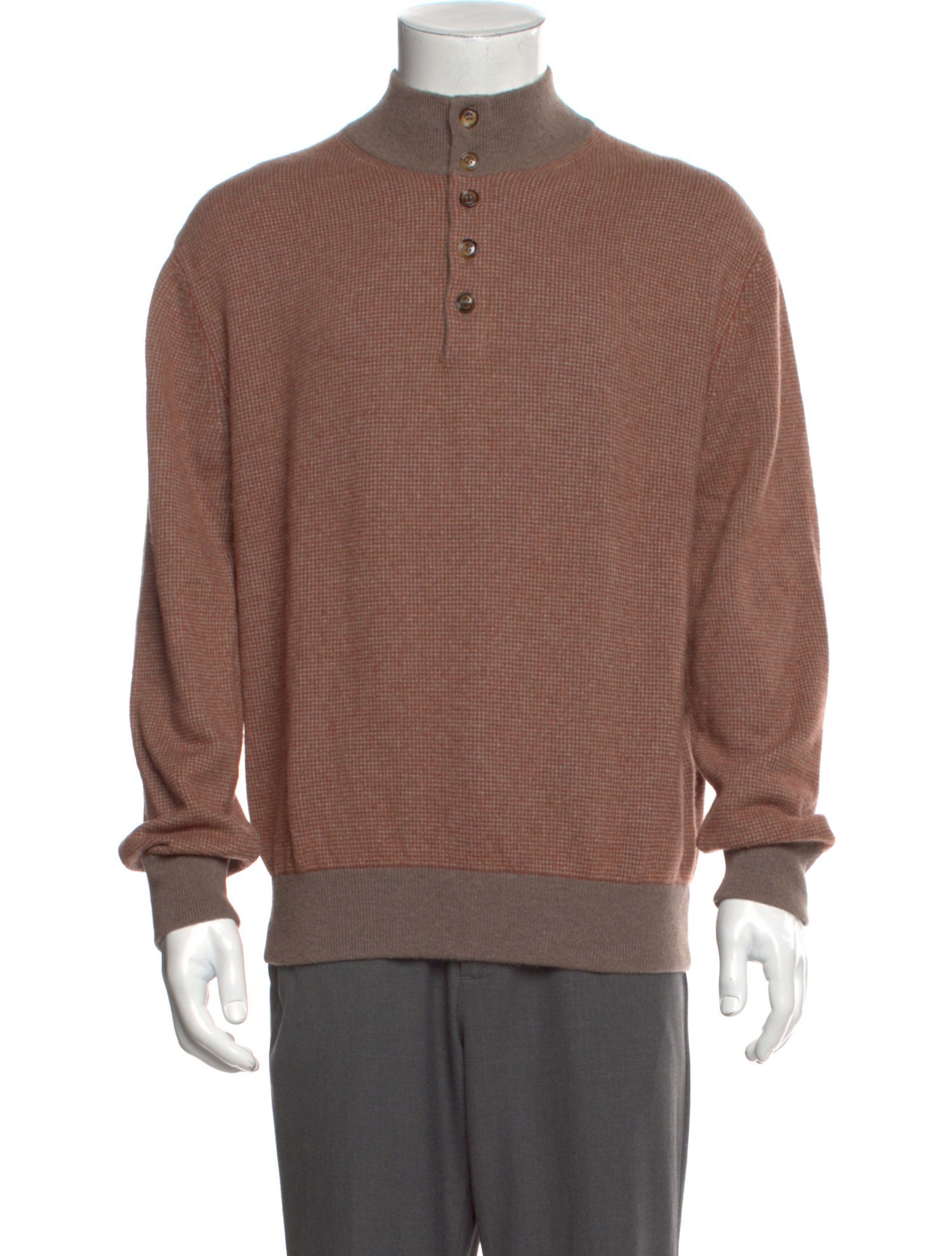 Ermenegildo Zegna Cashmere Mock Neck Pullover