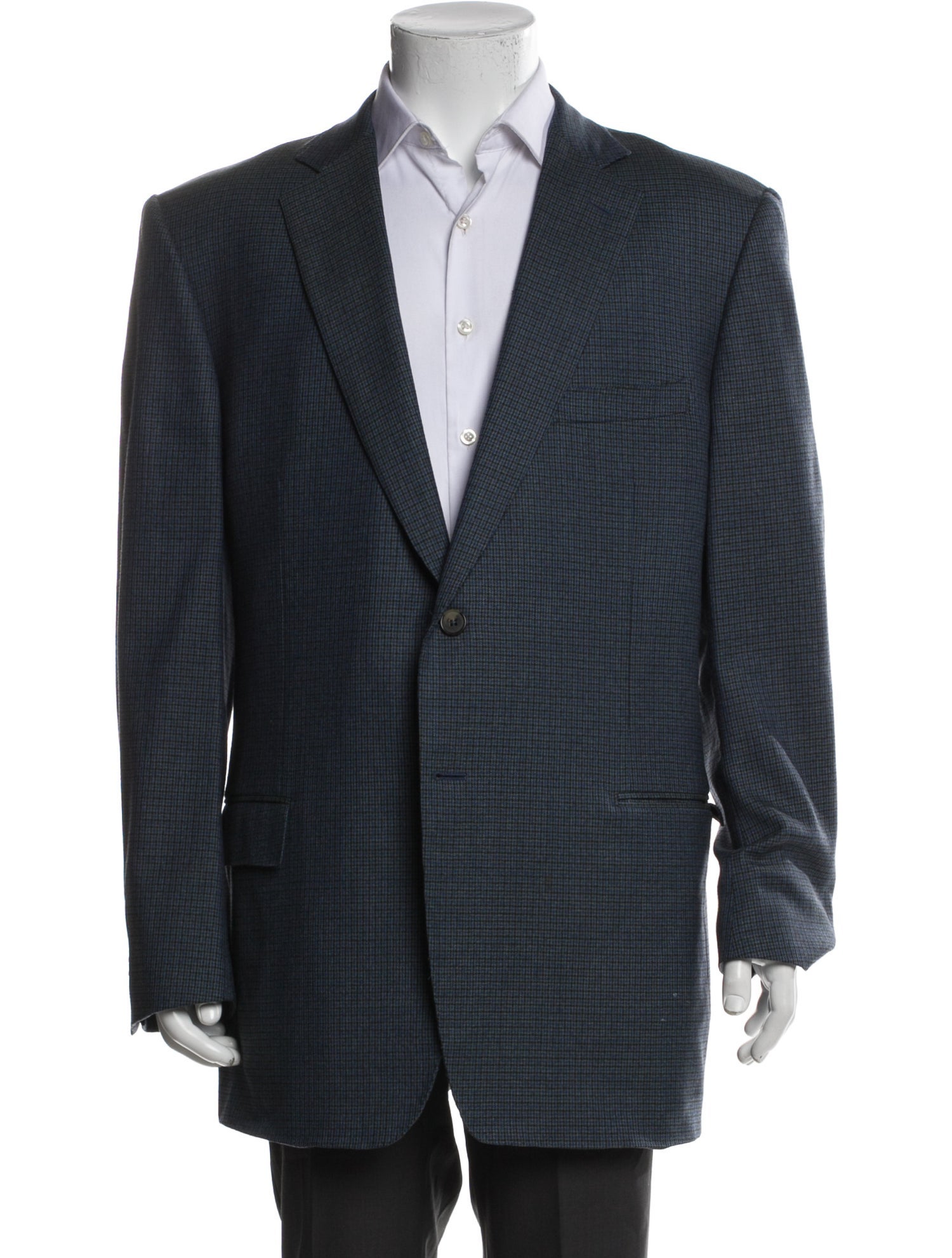 Ermenegildo Zegna Plaid Print Blazer