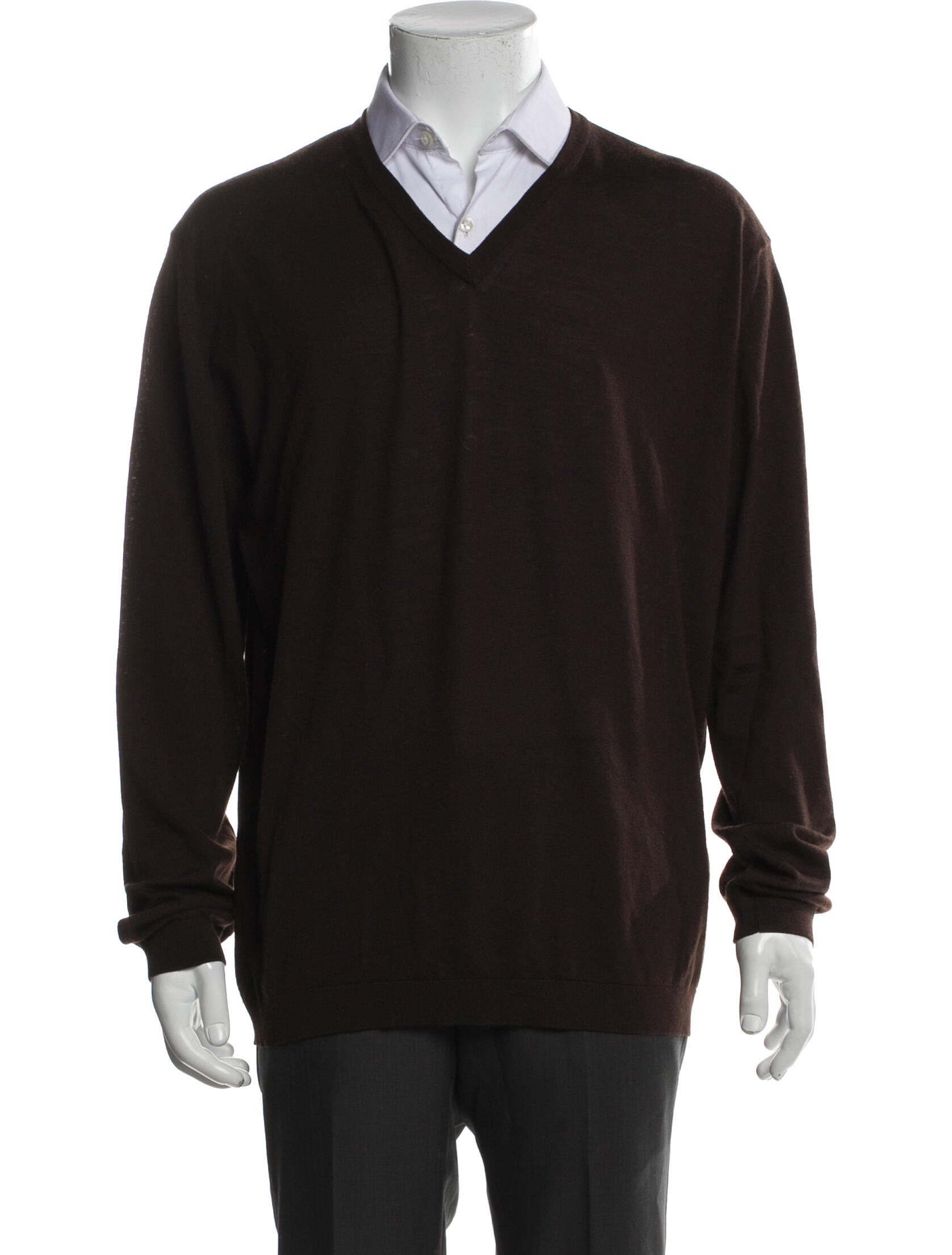 Ermenegildo Zegna Wool V-Neck Pullover