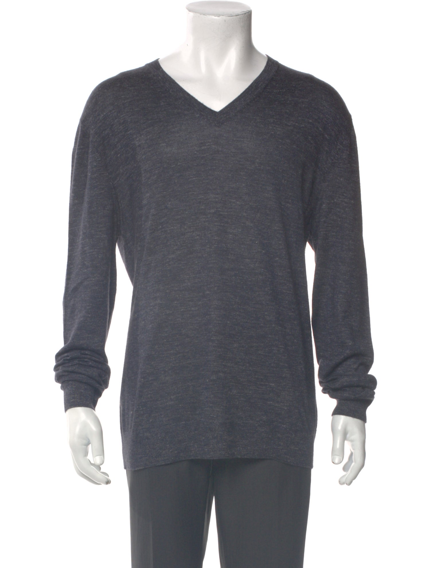 Ermenegildo Zegna V-Neck Long Sleeve Pullover