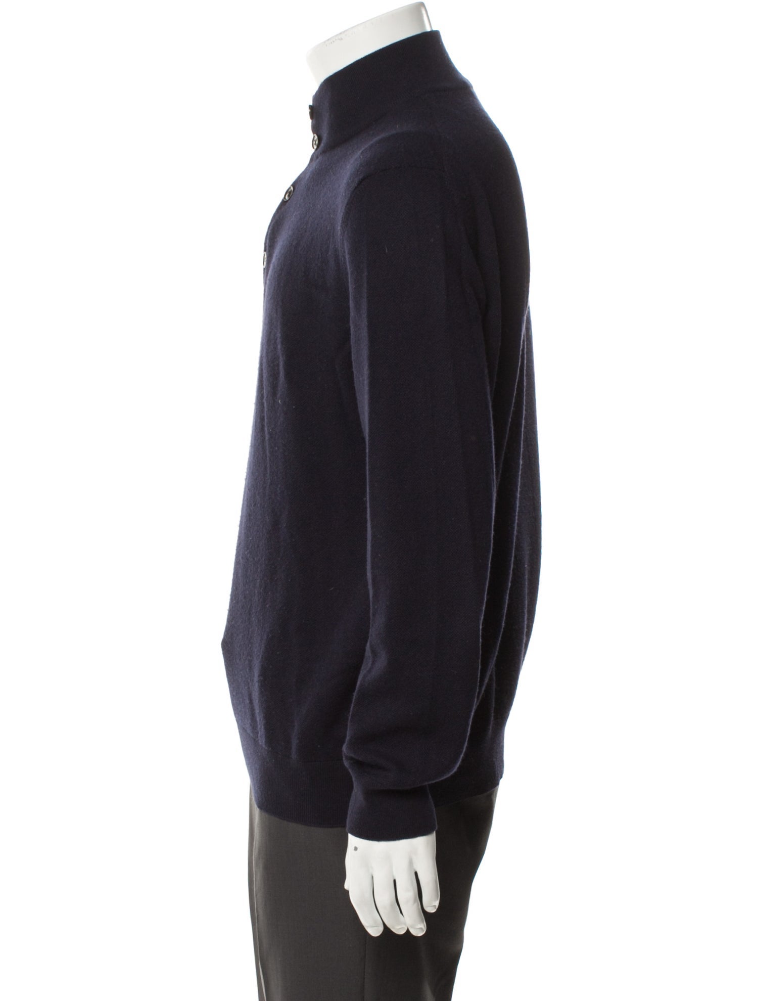 Ermenegildo Zegna Cashmere Turtleneck Polo Sweater