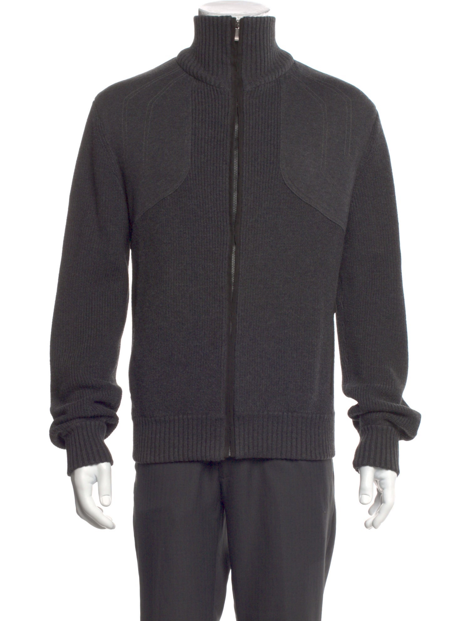 Ermenegildo Zegna Wool Turtleneck Cardigan