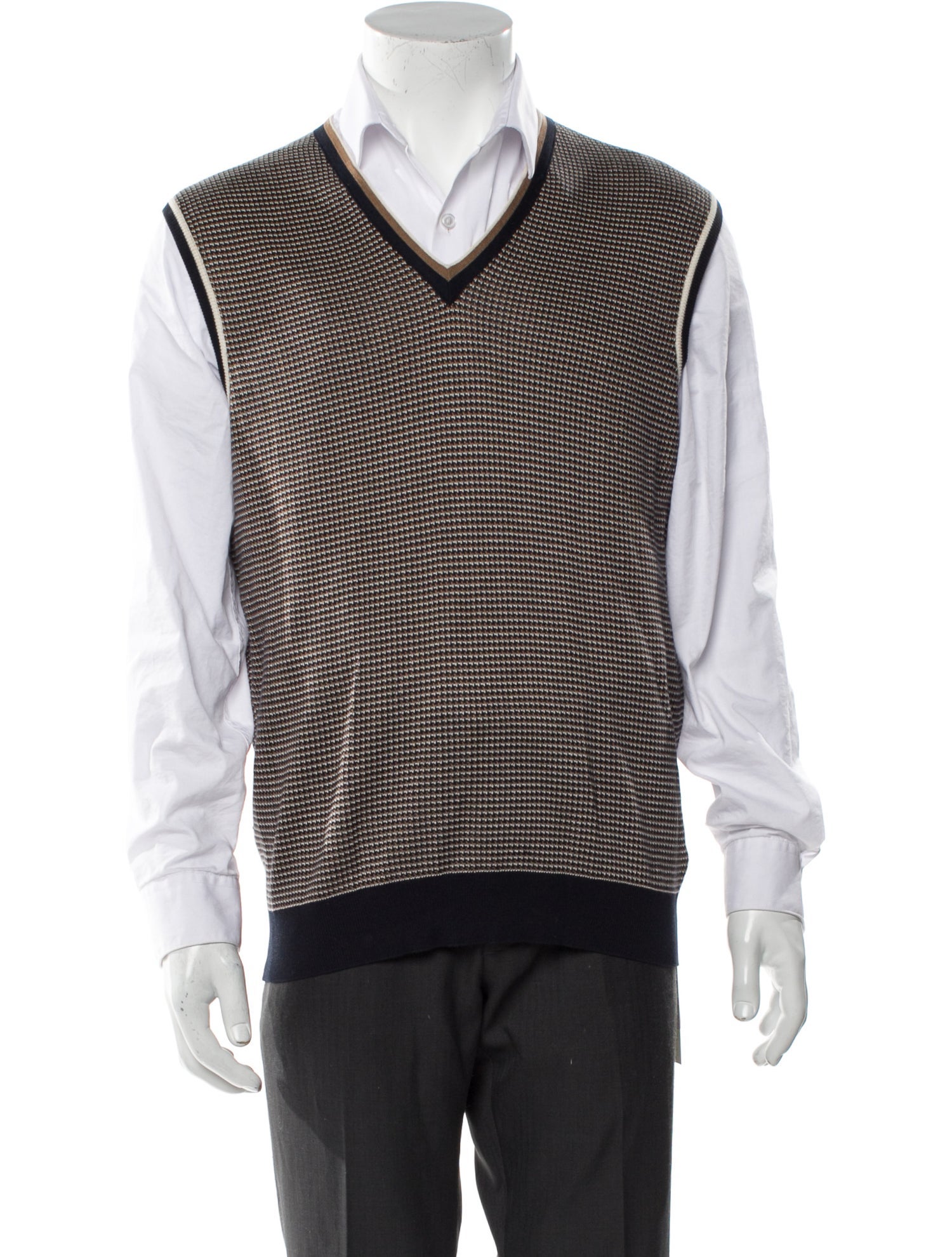 Ermenegildo Zegna Silk V-Neck Sweater Vest