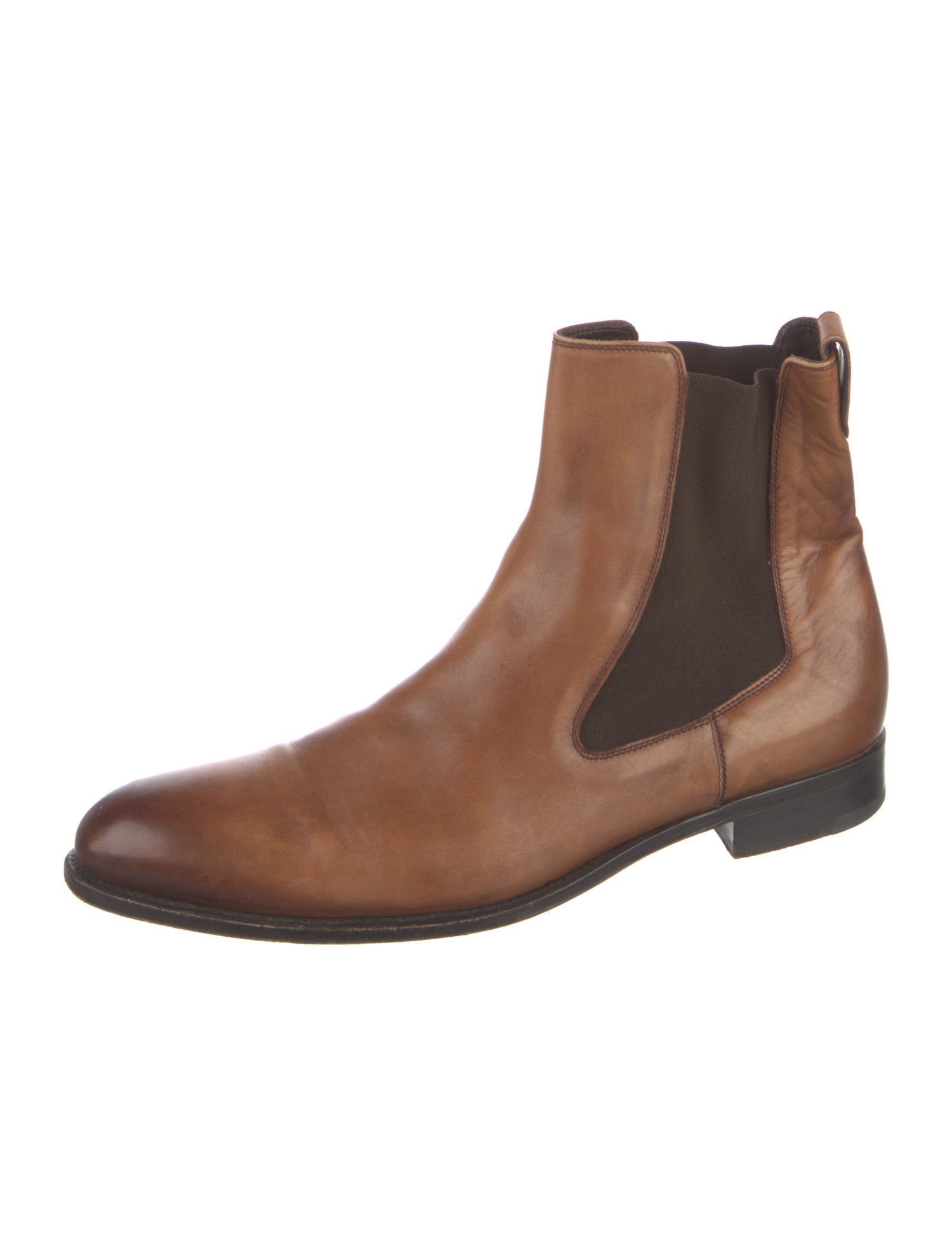 Ermenegildo Zegna Leather Chelsea Boots
