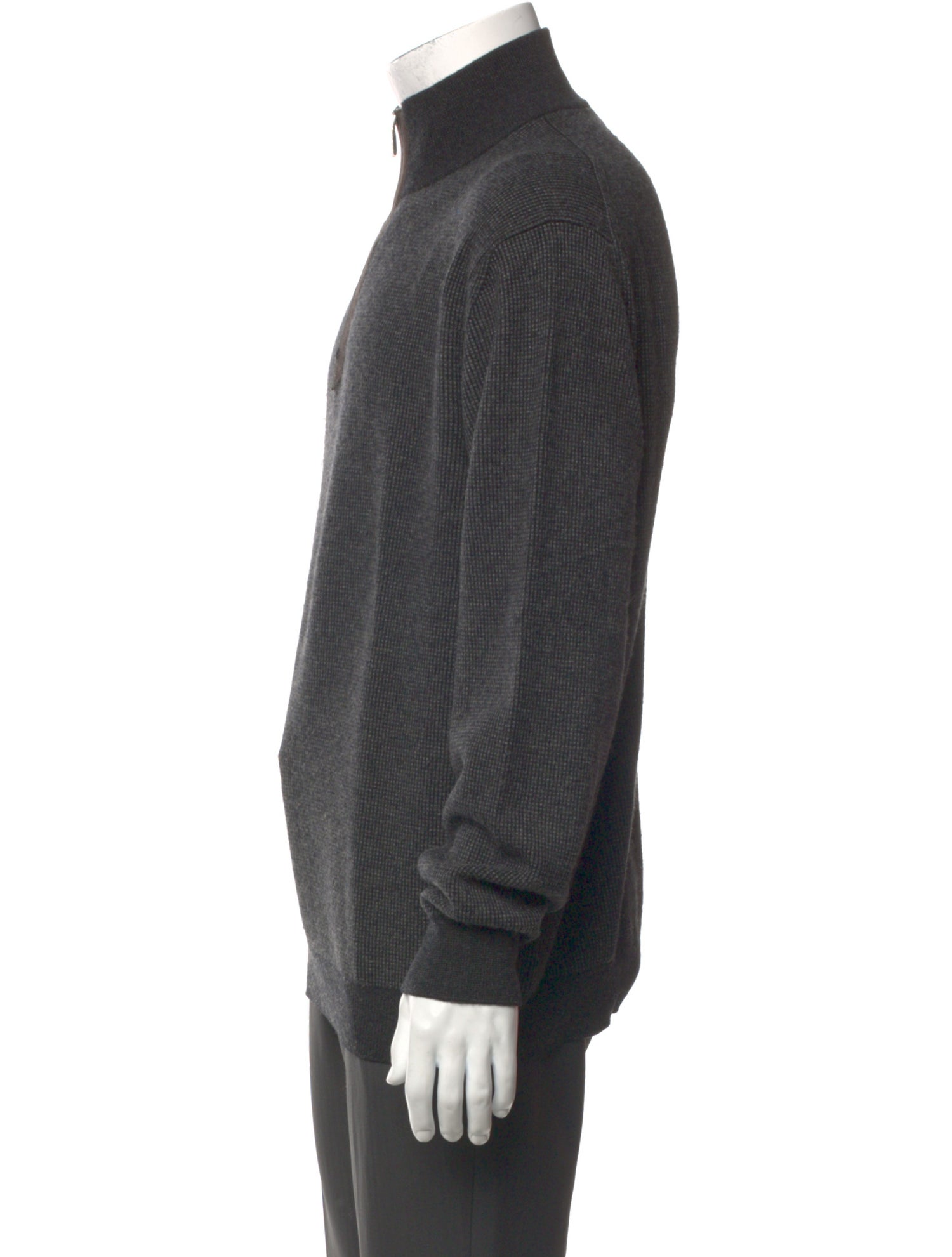 Ermenegildo Zegna Cashmere Turtleneck Polo Sweater
