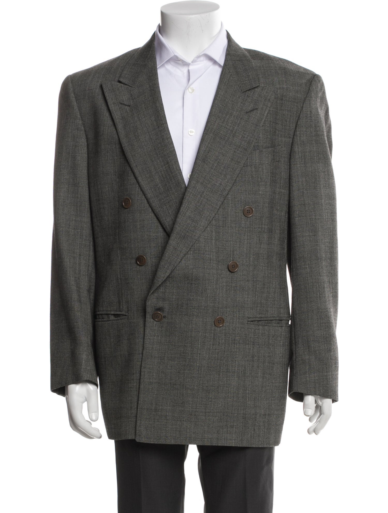 Ermenegildo Zegna Plaid Print Blazer