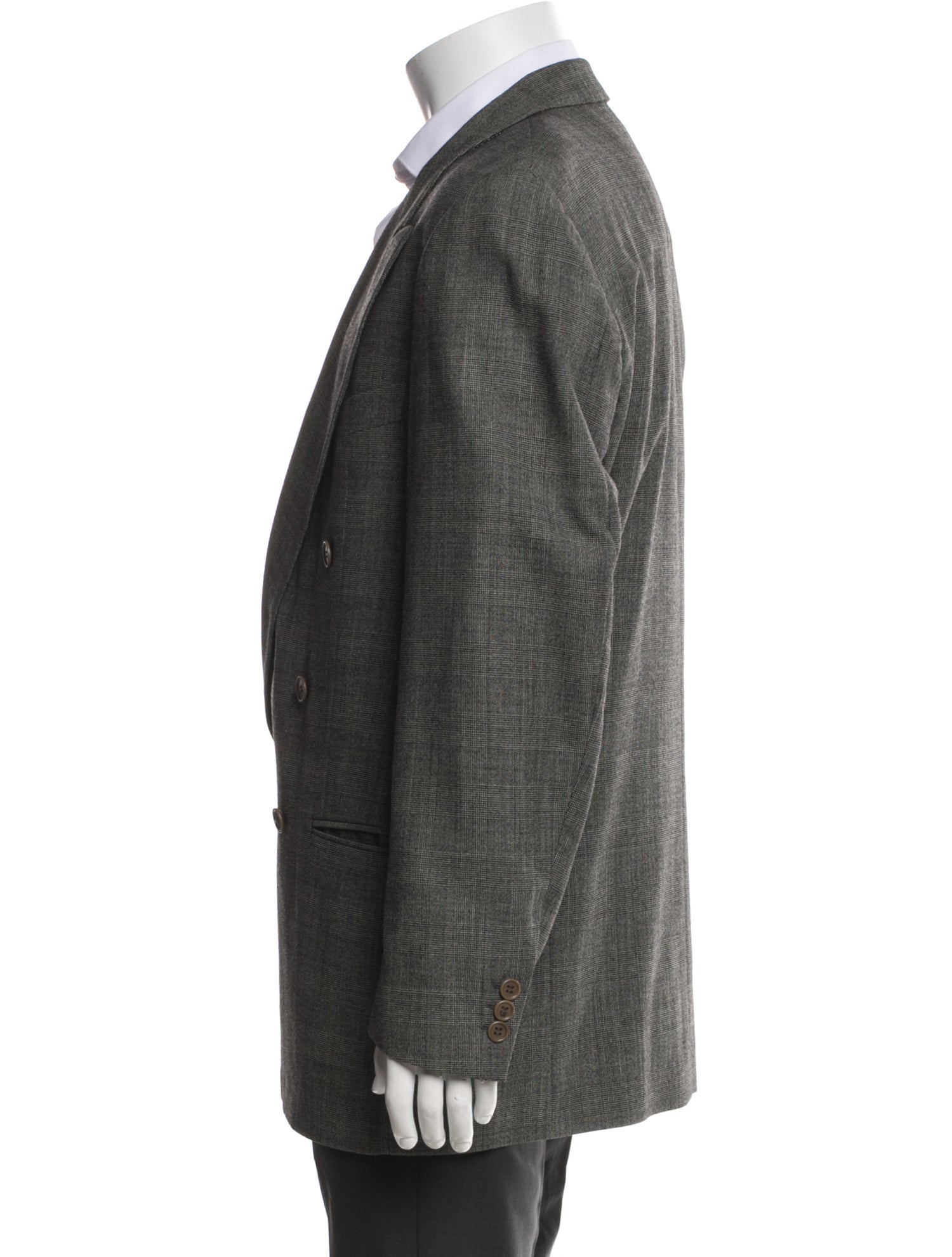 Ermenegildo Zegna Plaid Print Blazer