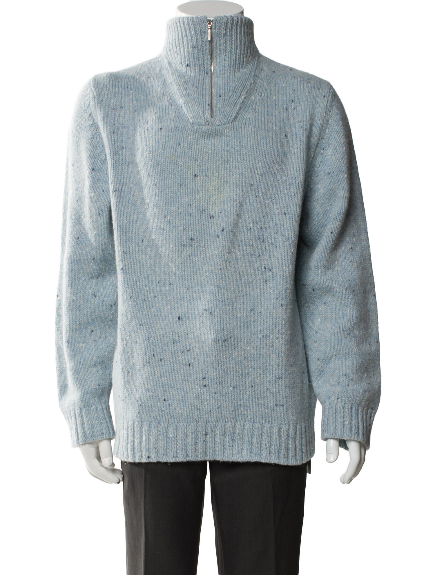 Ermenegildo Zegna Wool Turtleneck Polo Sweater