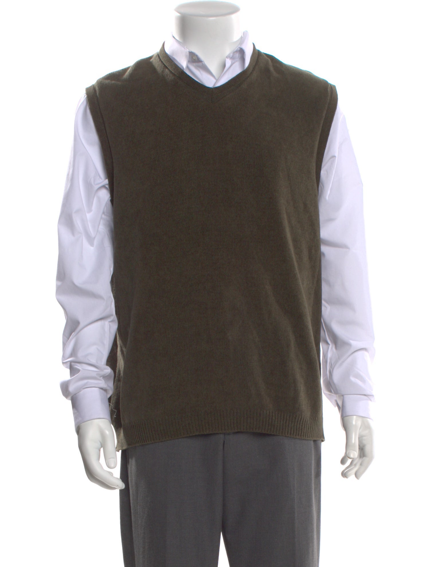 Ermenegildo Zegna V-Neck Sleeveless Sweater Vest
