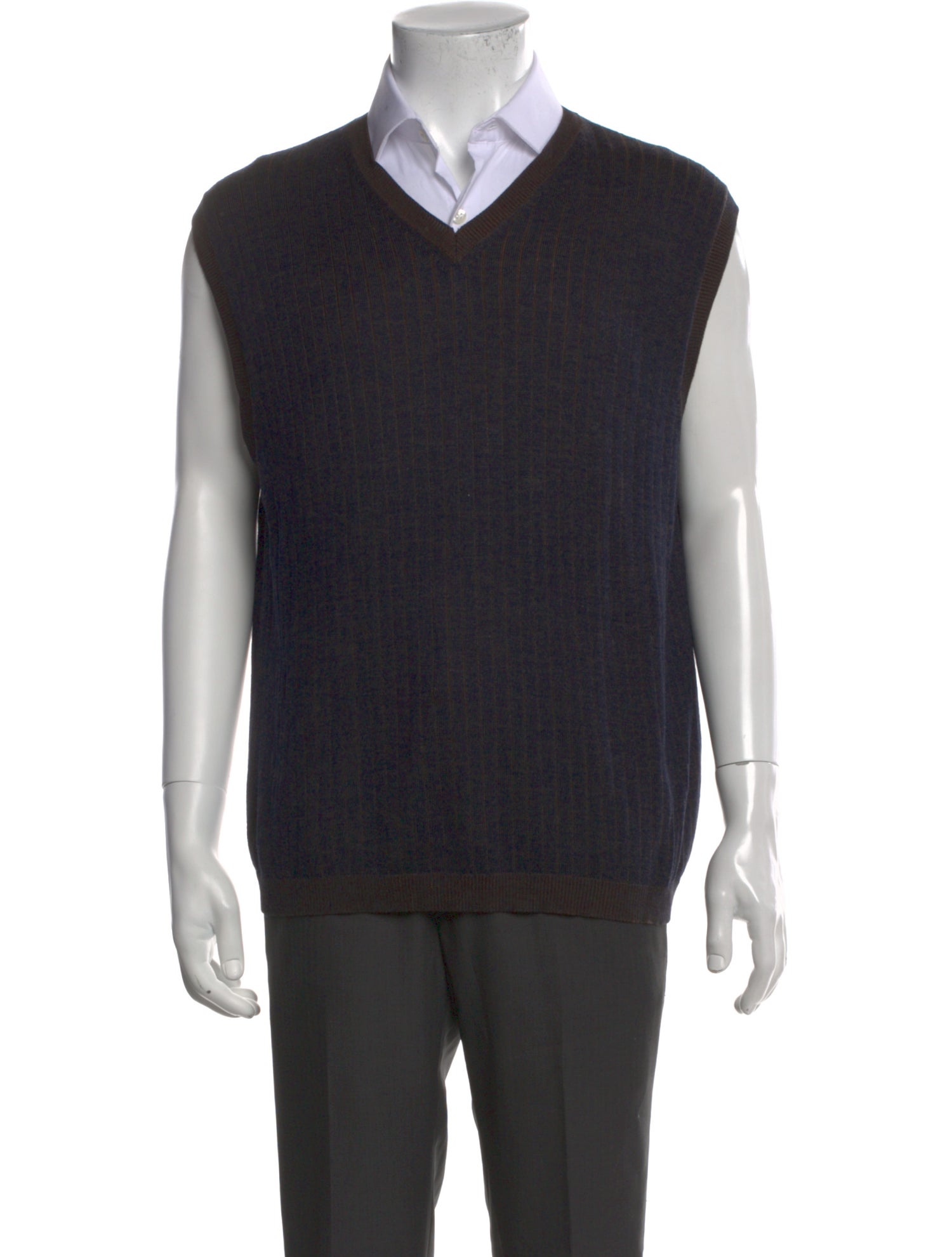 Ermenegildo Zegna V-Neck Sleeveless Sweater Vest