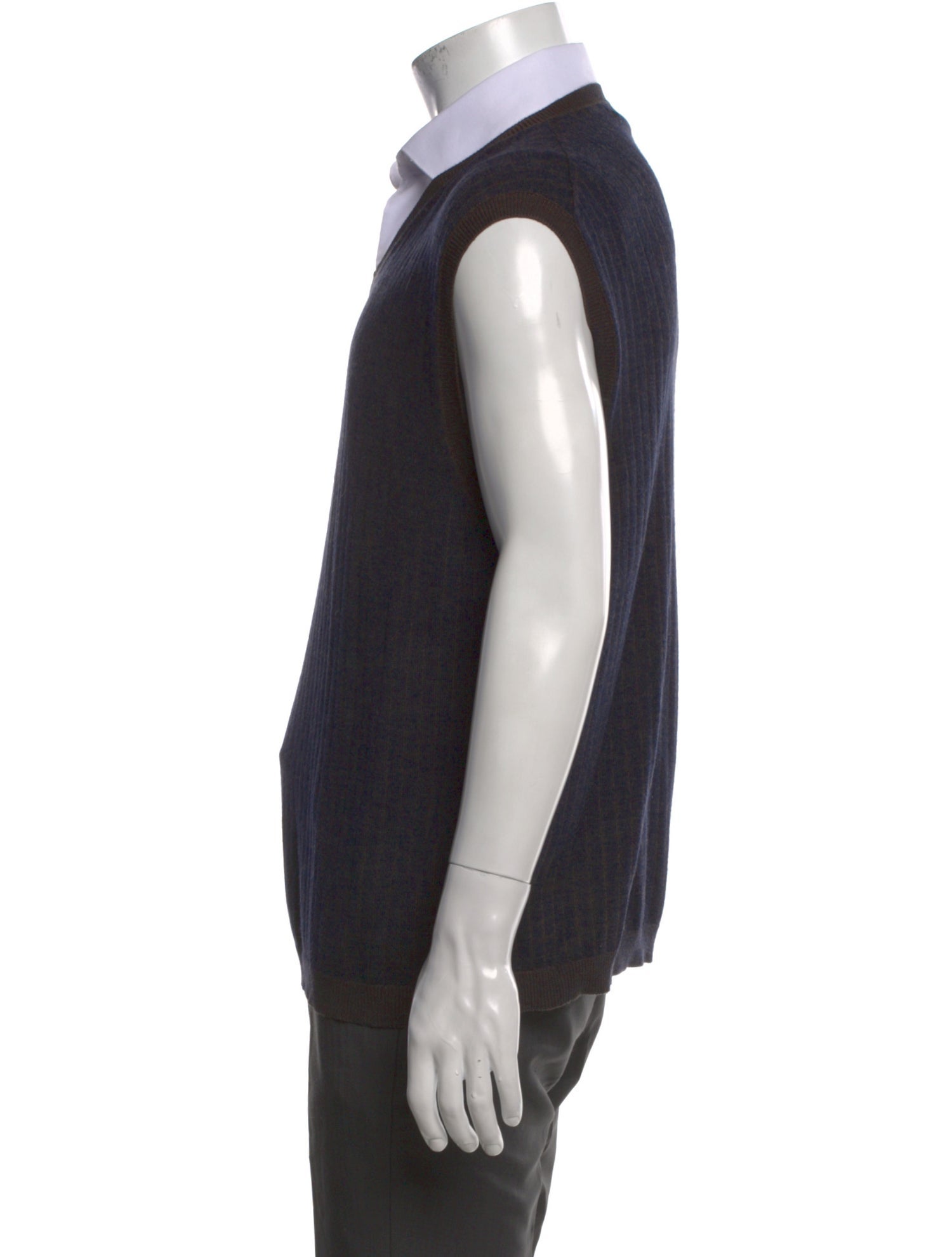 Ermenegildo Zegna V-Neck Sleeveless Sweater Vest