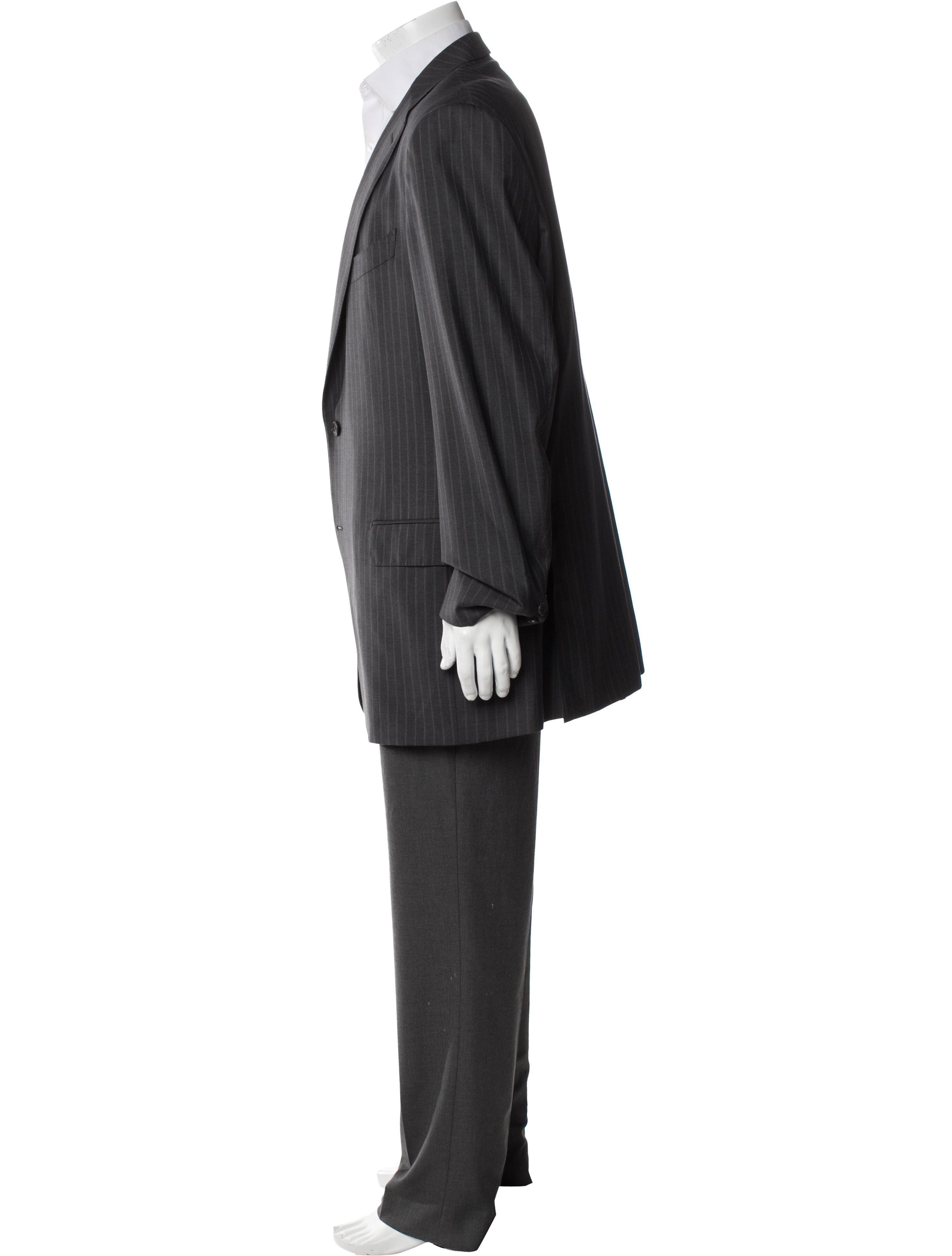 Ermenegildo Zegna Wool Striped Two-Piece Blazer