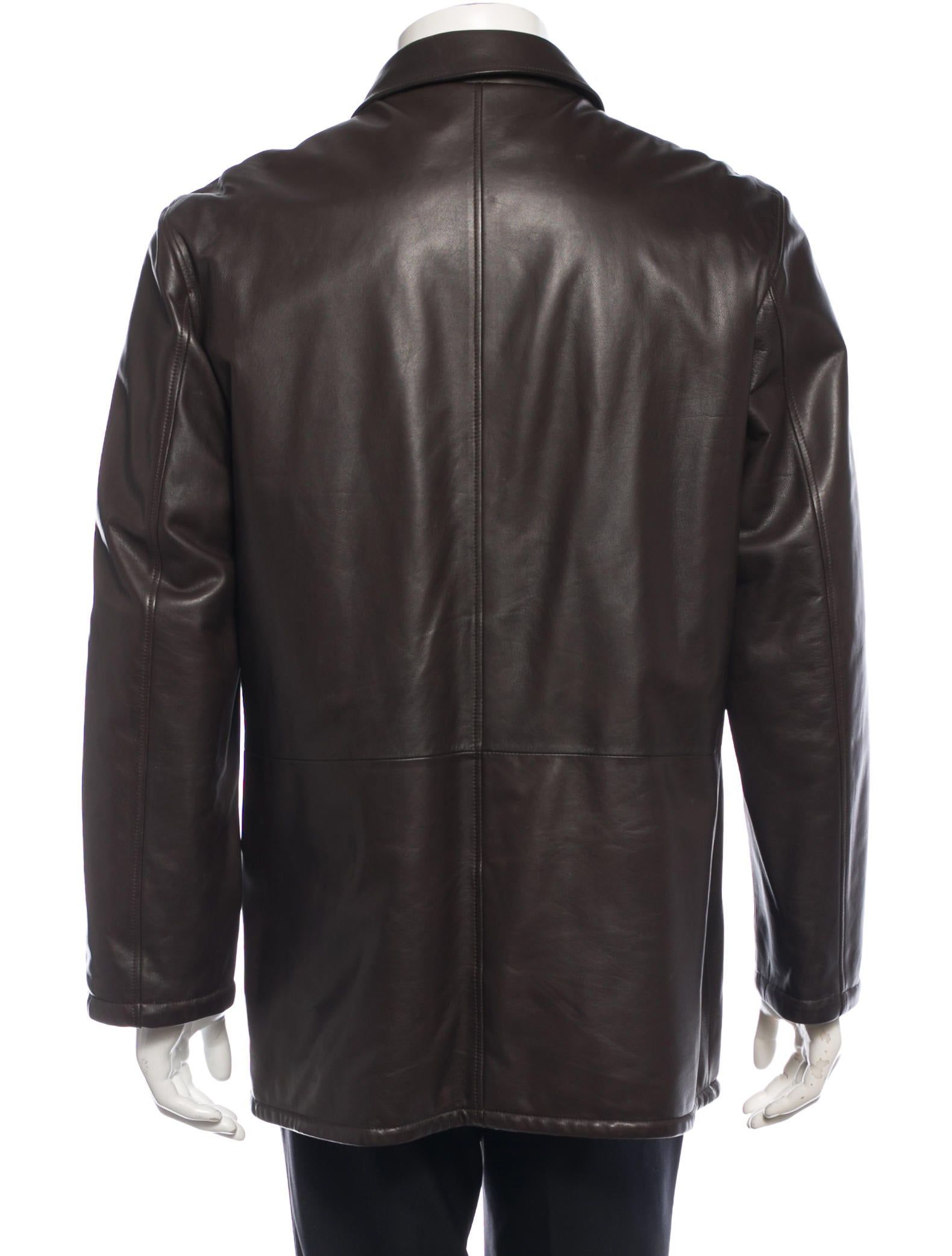 Ermenegildo Zegna Reversible Leather Jacket Clothing Zgn22423 Reversible Leather Jacket
