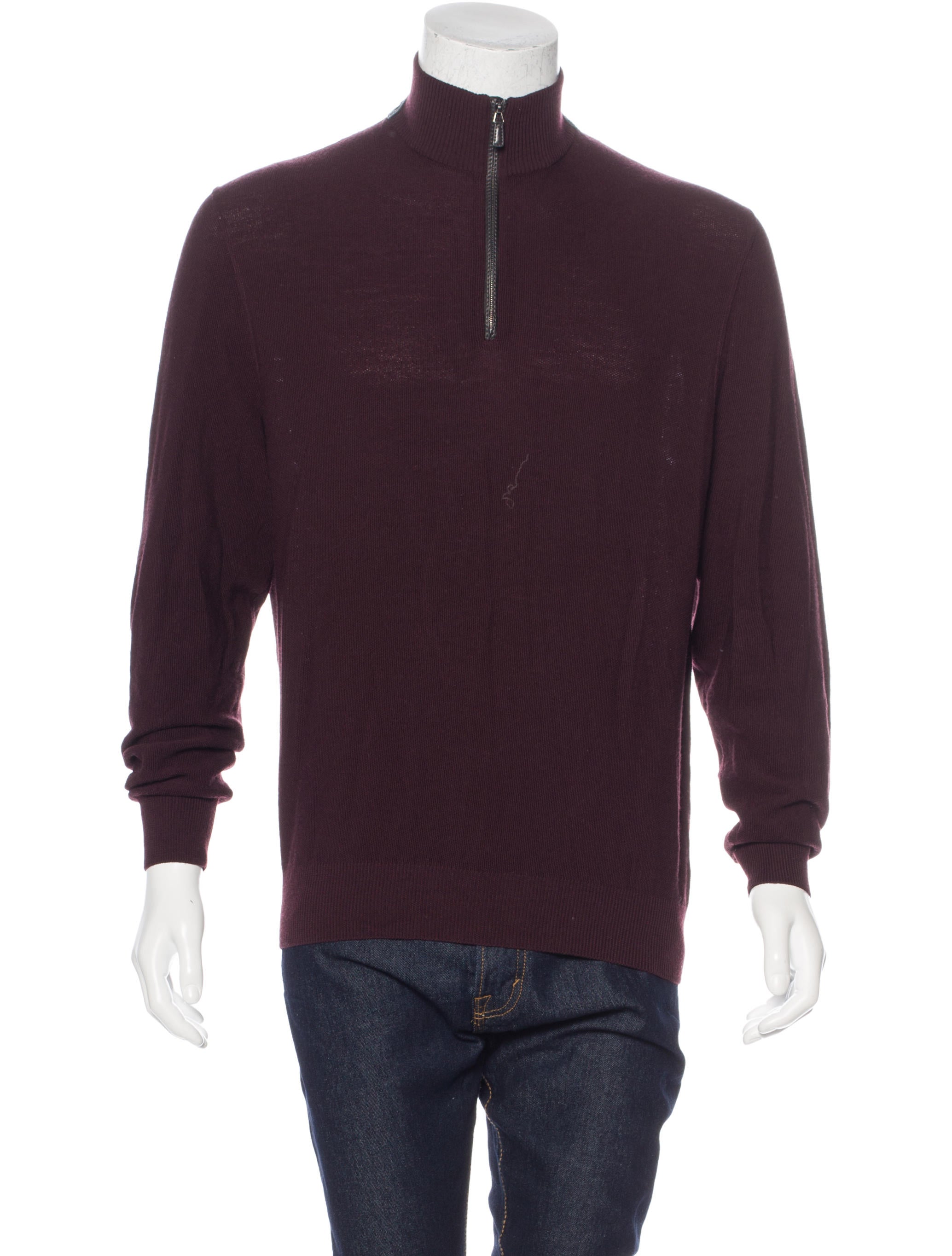 Ermenegildo Zegna Wool Half-Zip Sweater - Clothing - ZGN24629 | The RealReal Ermenegildo Zegna Wool Half-Zip Sweater - Clothing - ZGN24629 | The RealReal