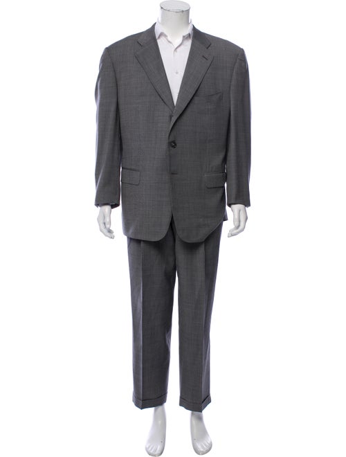 Ermenegildo Zegna Wool Two-Piece Suit grey