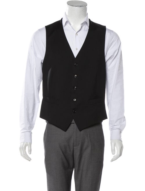 Ermenegildo Zegna Wool Suit Vest w/ Tags black