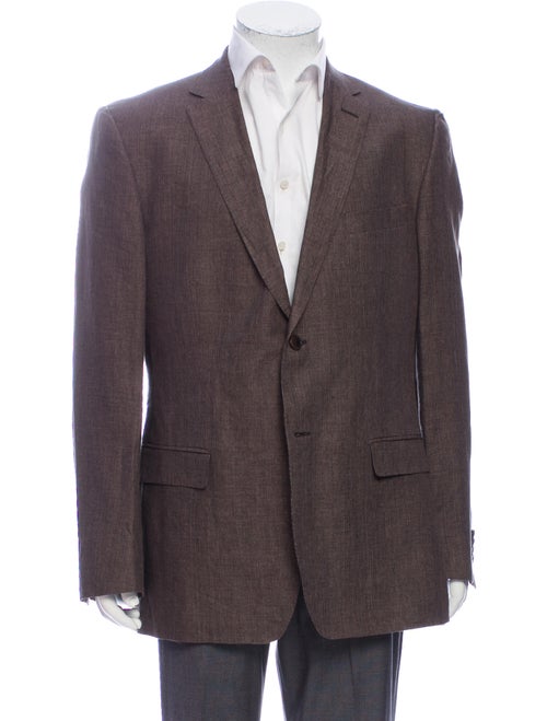 Ermenegildo Zegna Linen Blazer Brown
