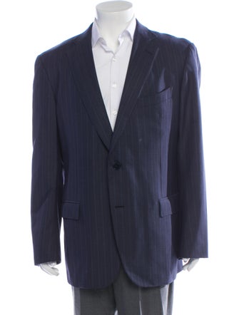 Ermenegildo Zegna Wool Striped Coat