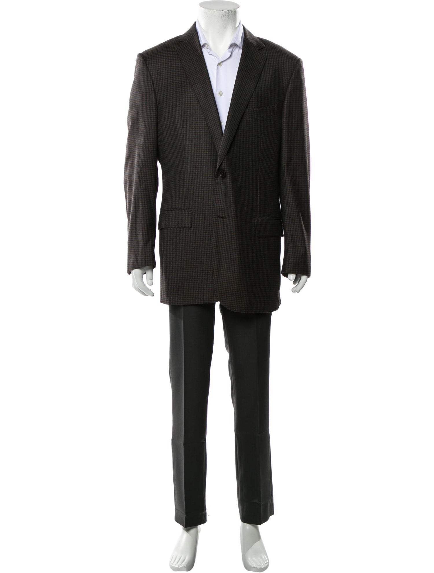 Ermenegildo Zegna Plaid Print Blazer