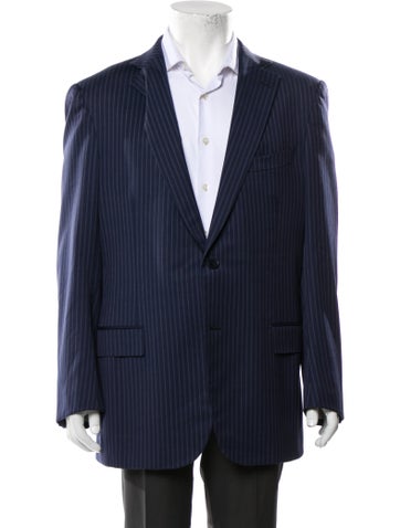 Ermenegildo Zegna Suiting Striped Blazer Us46, It56 | XXL
