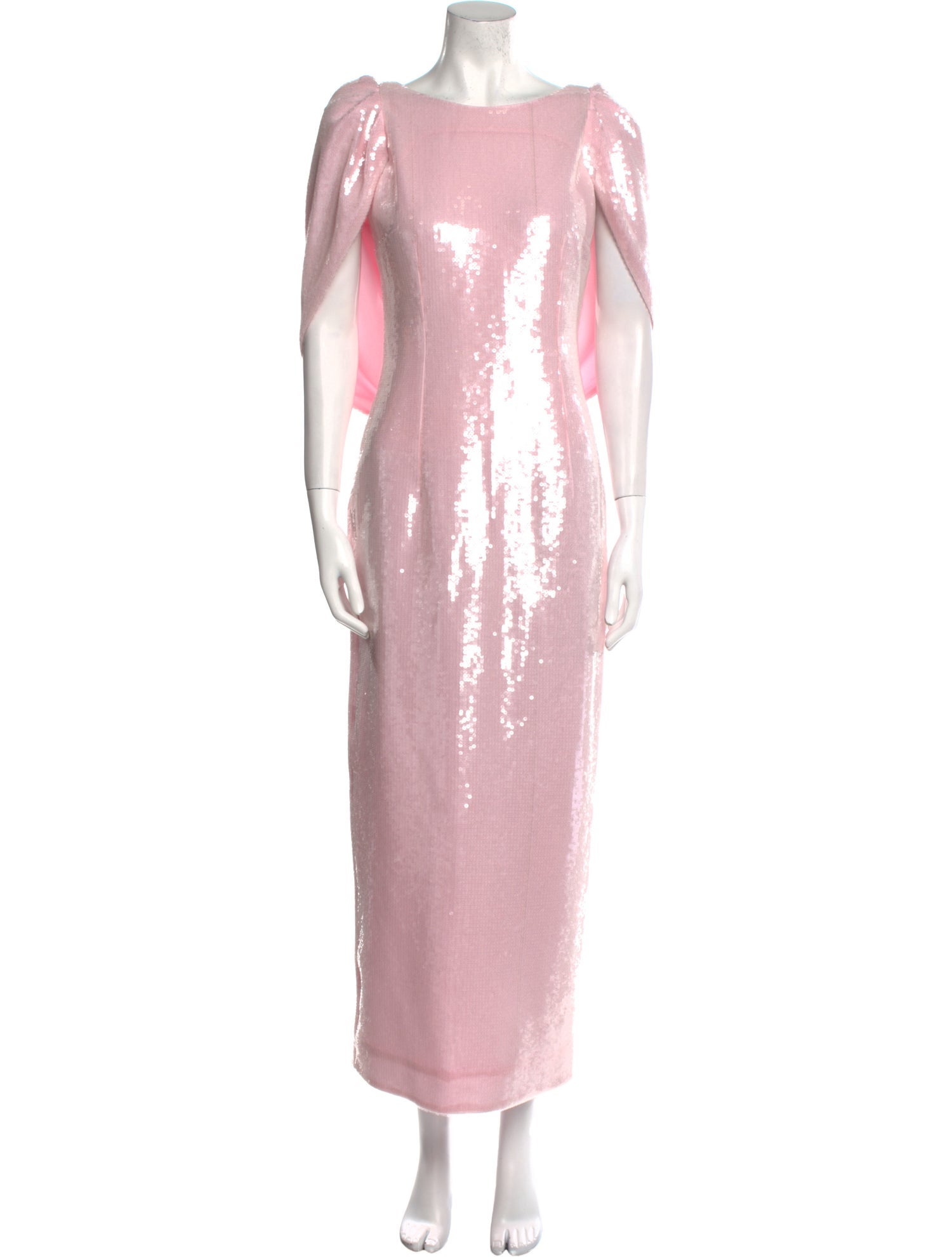 Huishan Zhang Bateau Neckline Long Dress