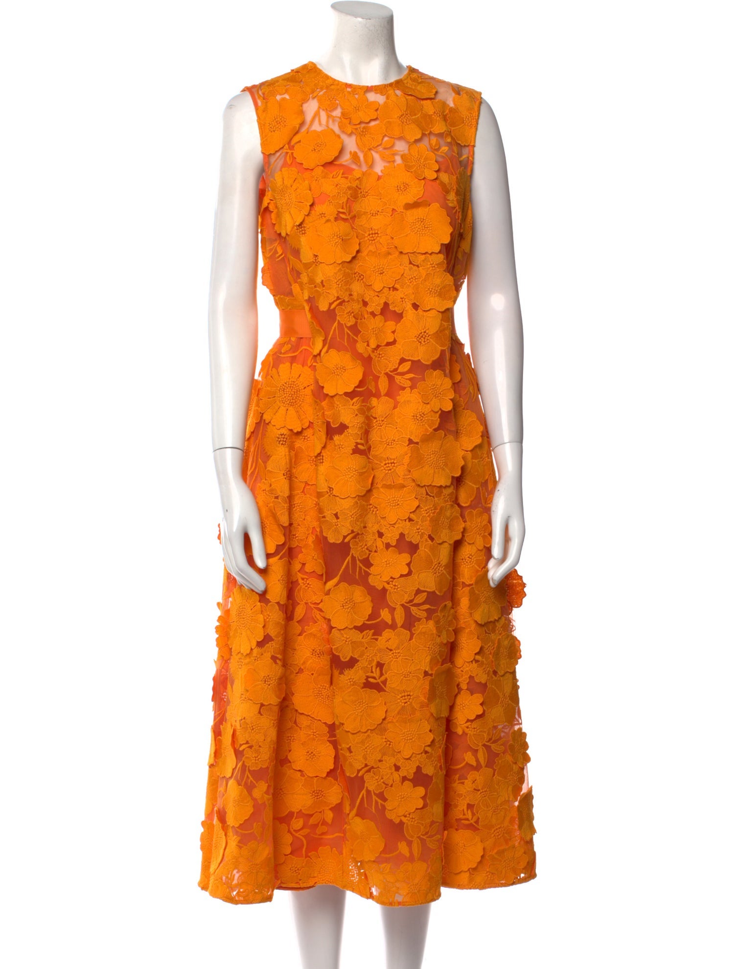 Huishan Zhang Floral Print Long Dress