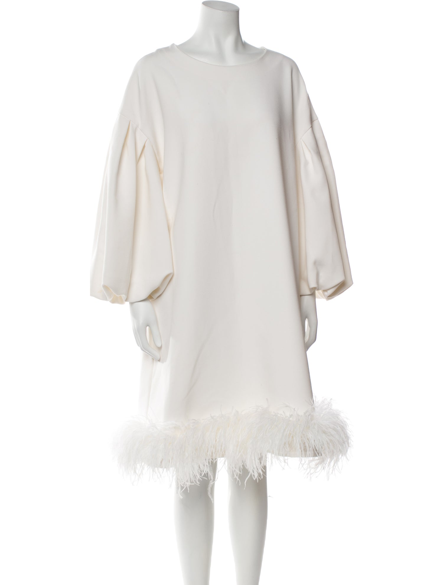 Huishan Zhang Bateau Neckline Knee-Length Dress