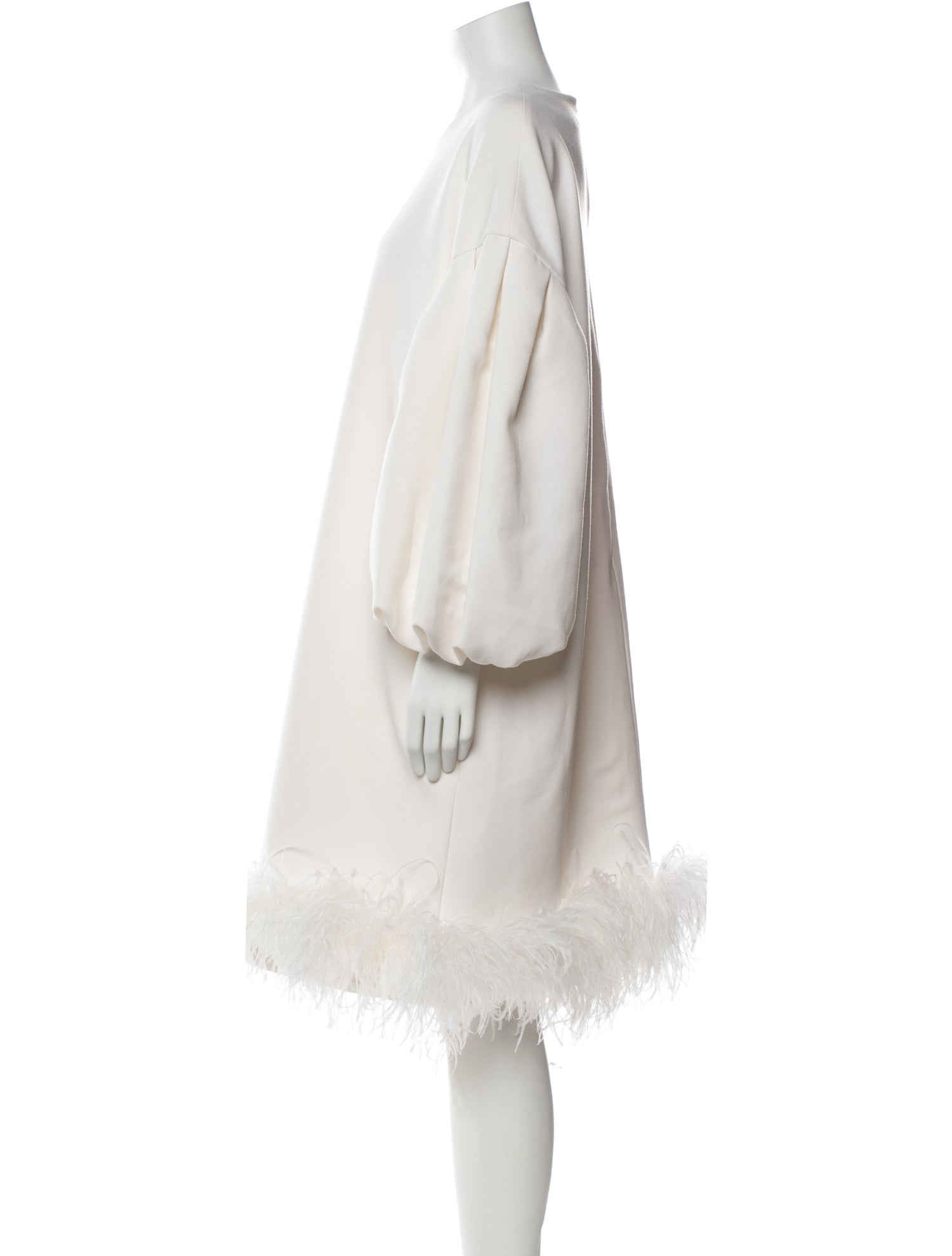 Huishan Zhang Bateau Neckline Knee-Length Dress