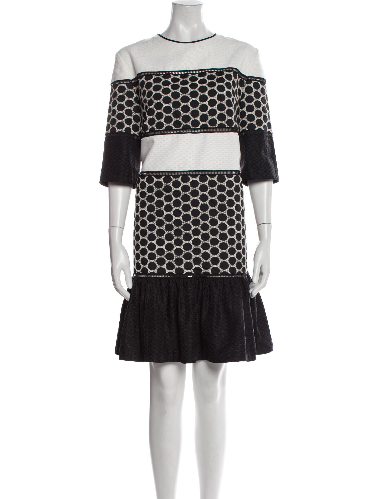 Huishan Zhang Polka Dot Print Mini Dress