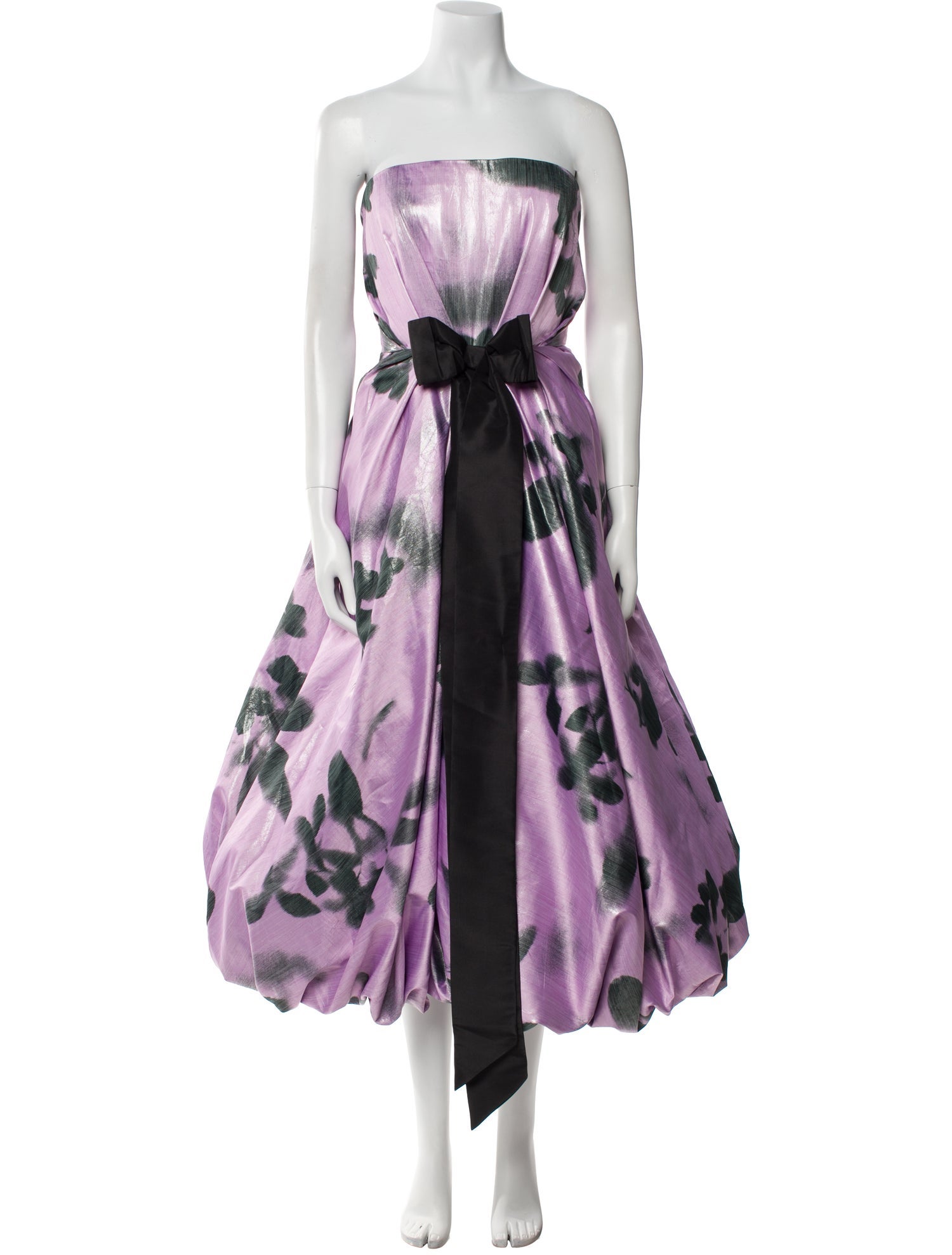 Huishan Zhang Tie-Dye Print Midi Length Dress