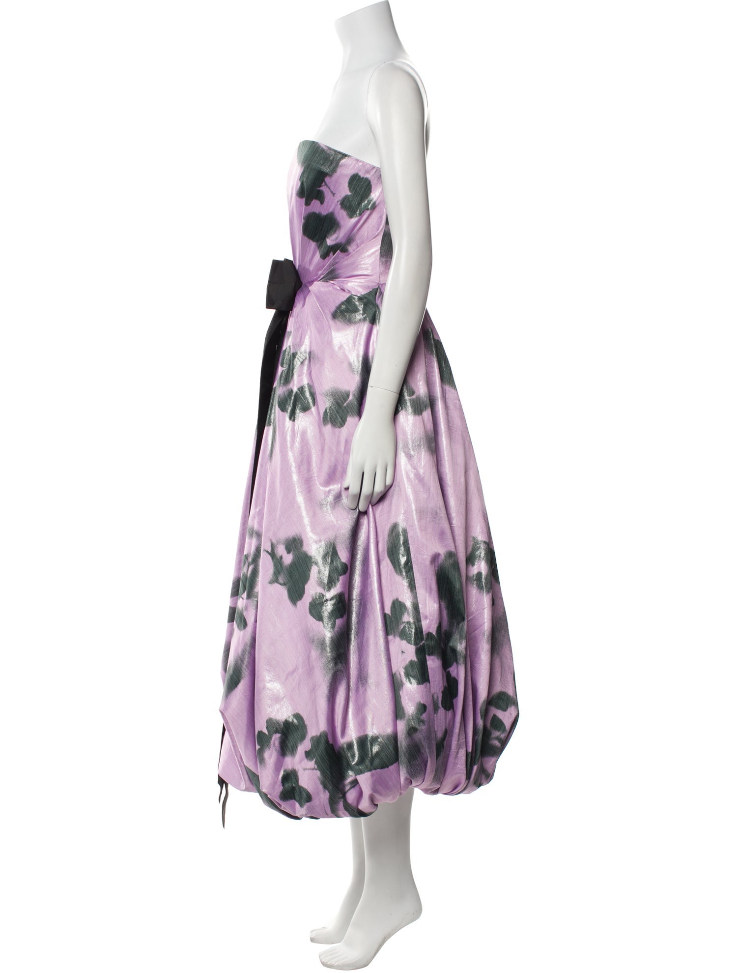 Huishan Zhang Tie-Dye Print Midi Length Dress