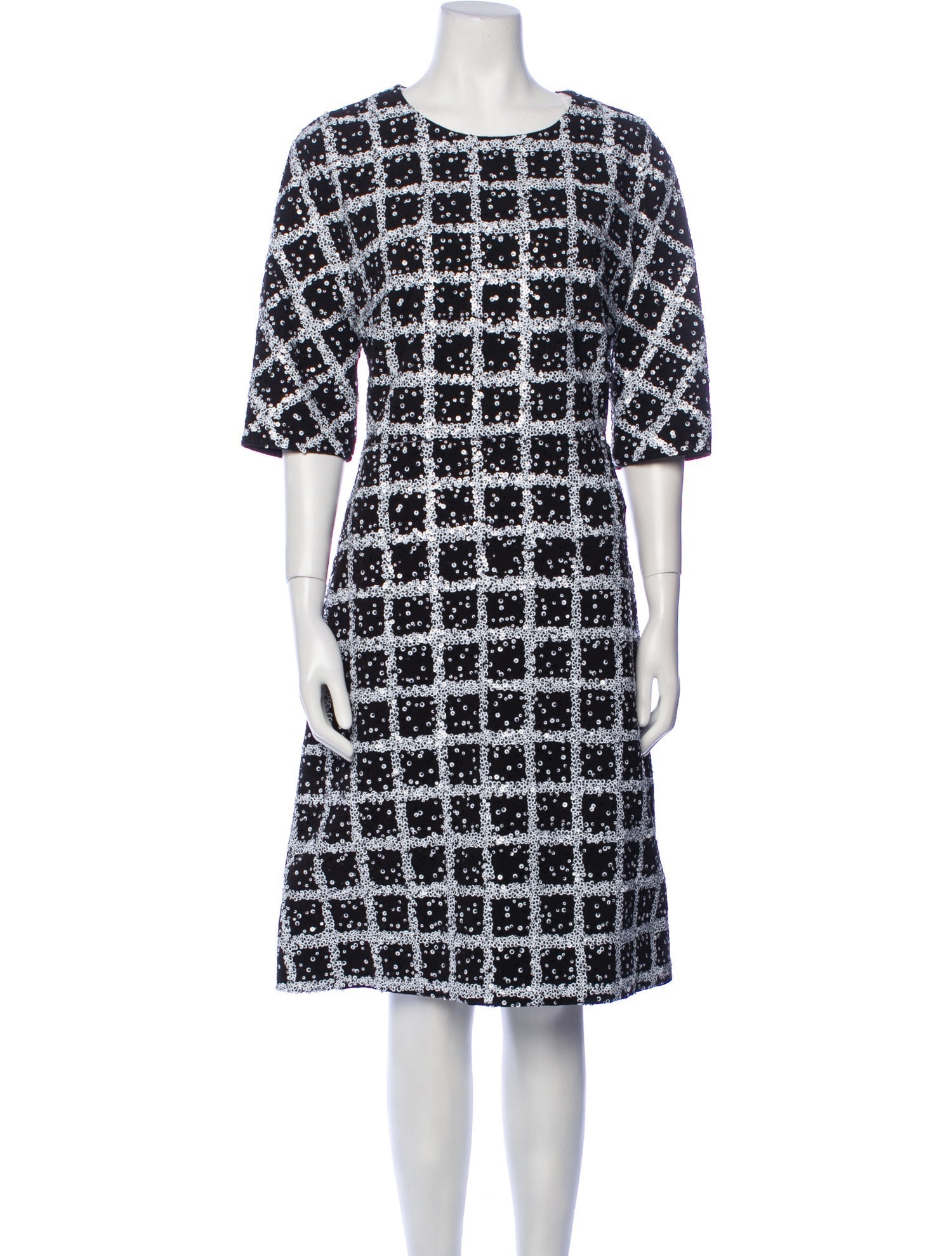 Huishan Zhang Plaid Print Knee-Length Dress